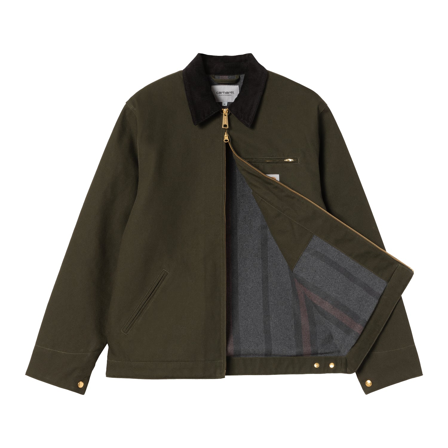 DETROIT JACKET - Olive / Black (rigid)