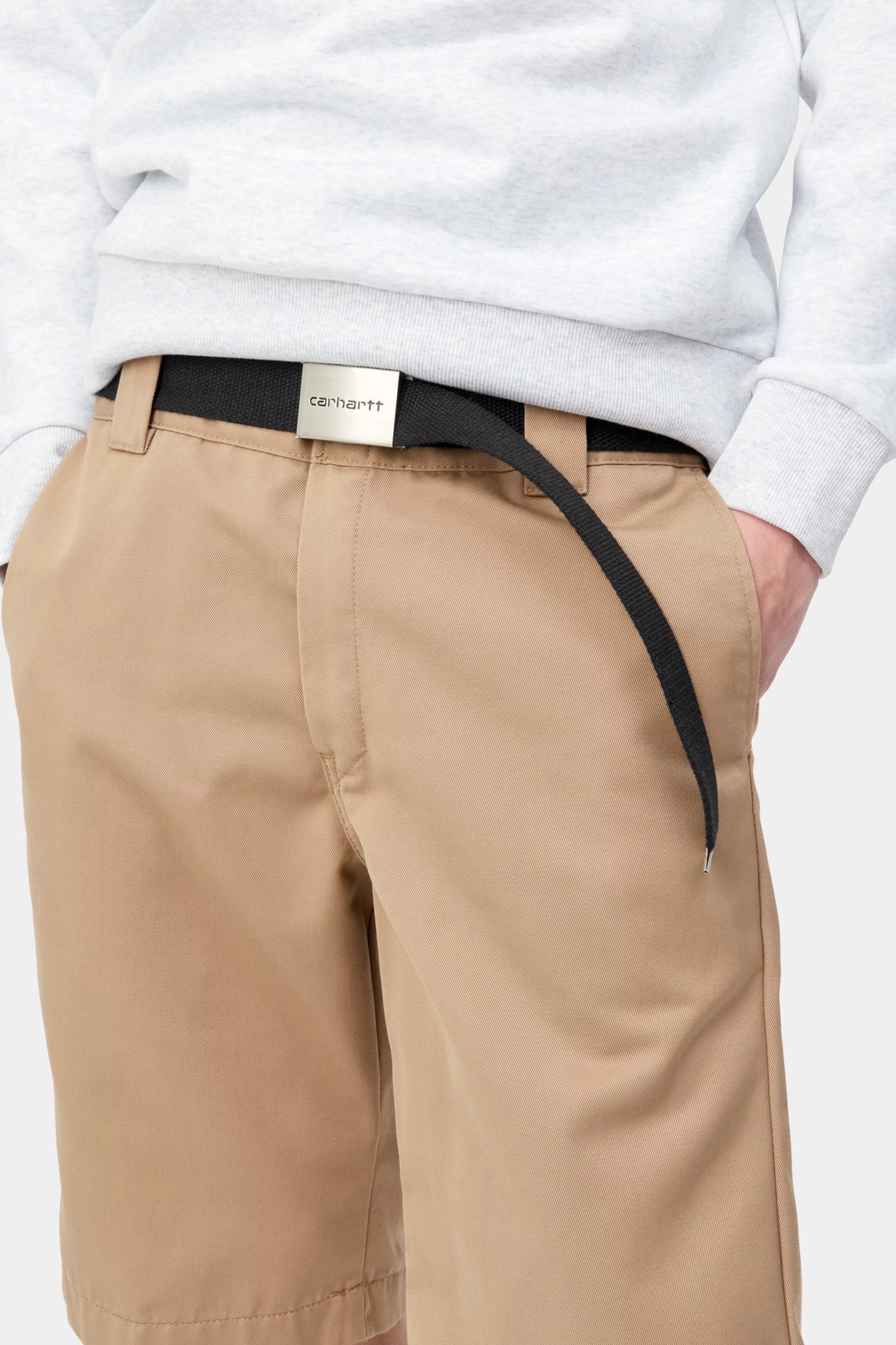 Clip Belt Chrome - Black
