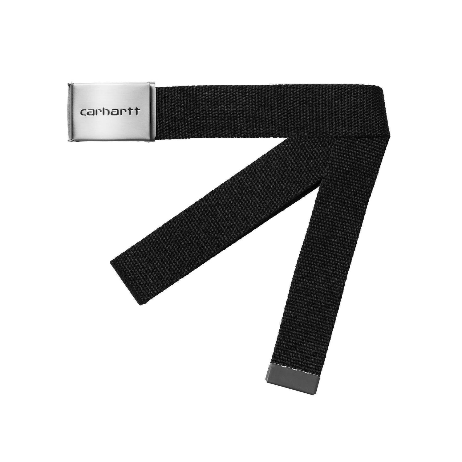 Clip Belt Chrome - Black