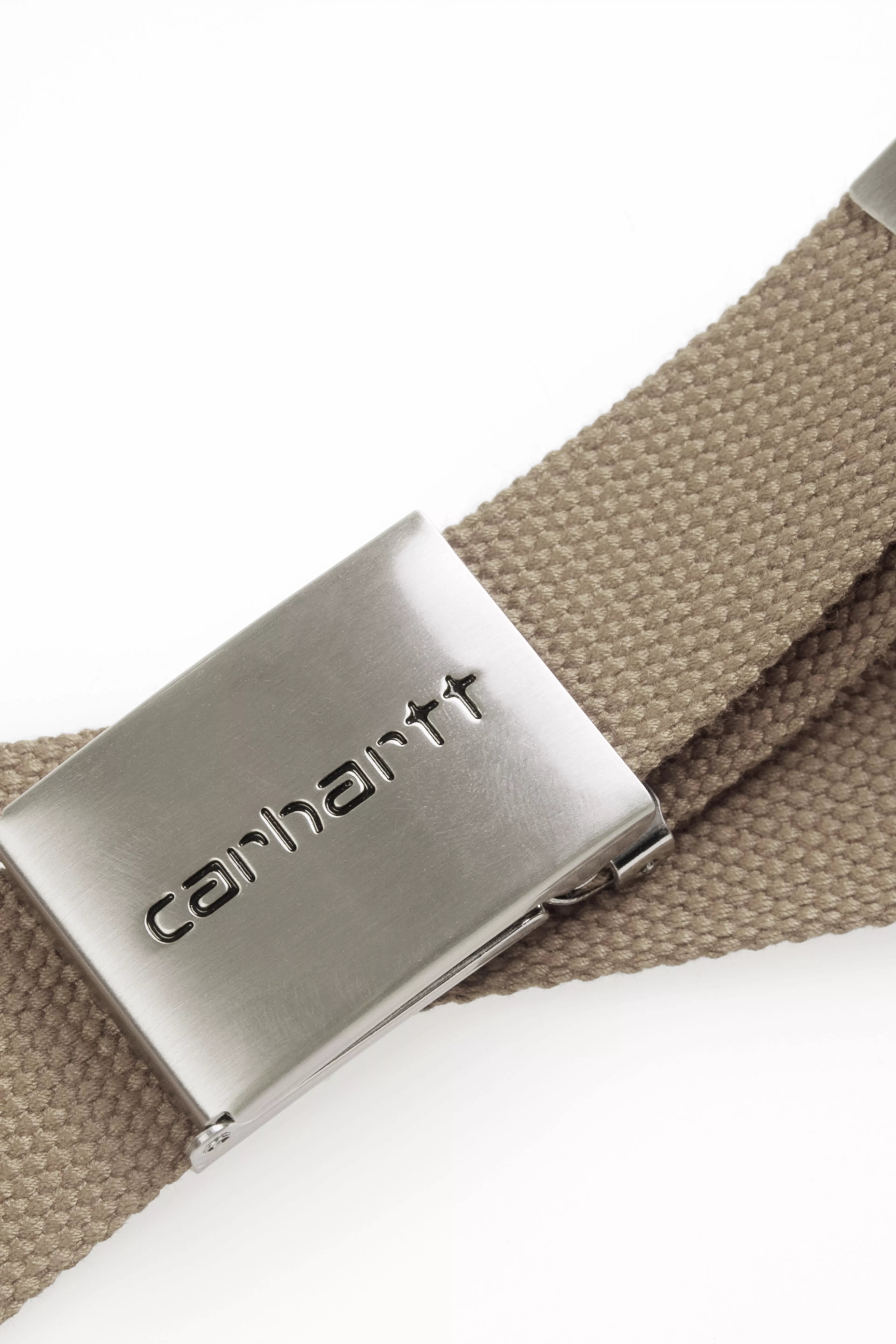 Clip Belt Chrome - Leather