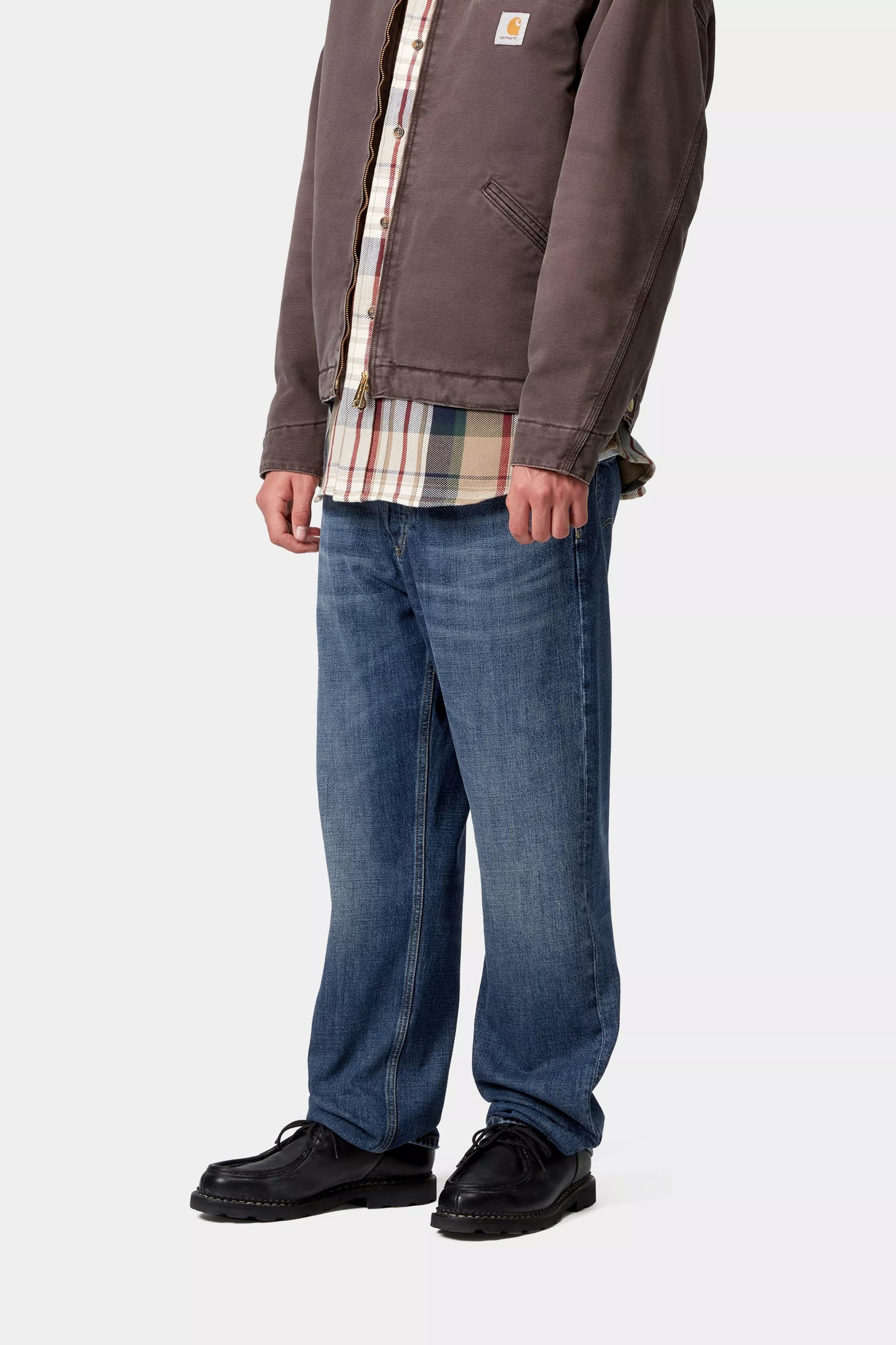 MARLOW PANT - Blue (dark used wash)