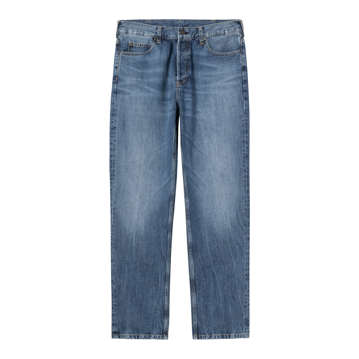 Marlow Pant - Blue, marble used wash