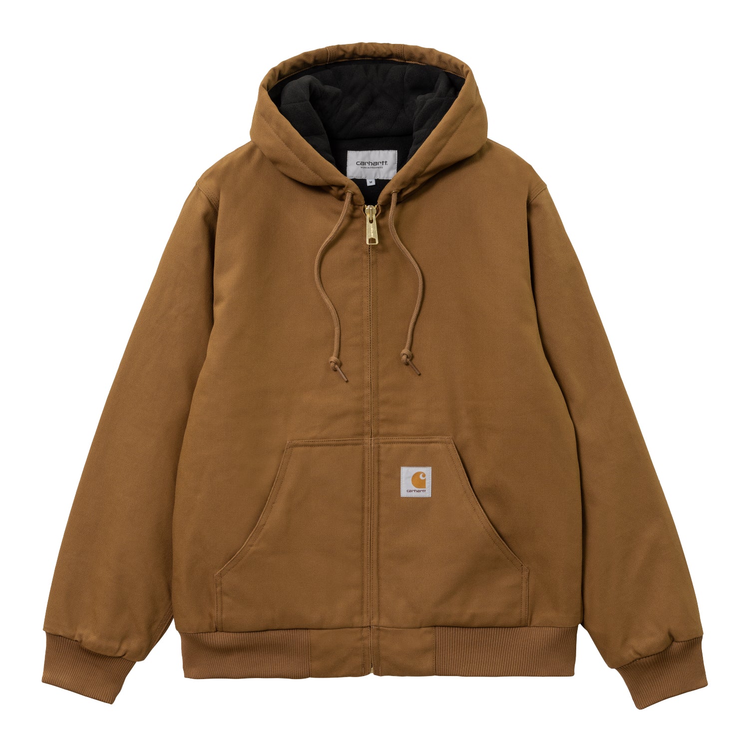 Carhartt ブラウン フルジップ　アクティブ ジャケット Carhartt ブラウン アクティブジャケット Carhartt（カーハート