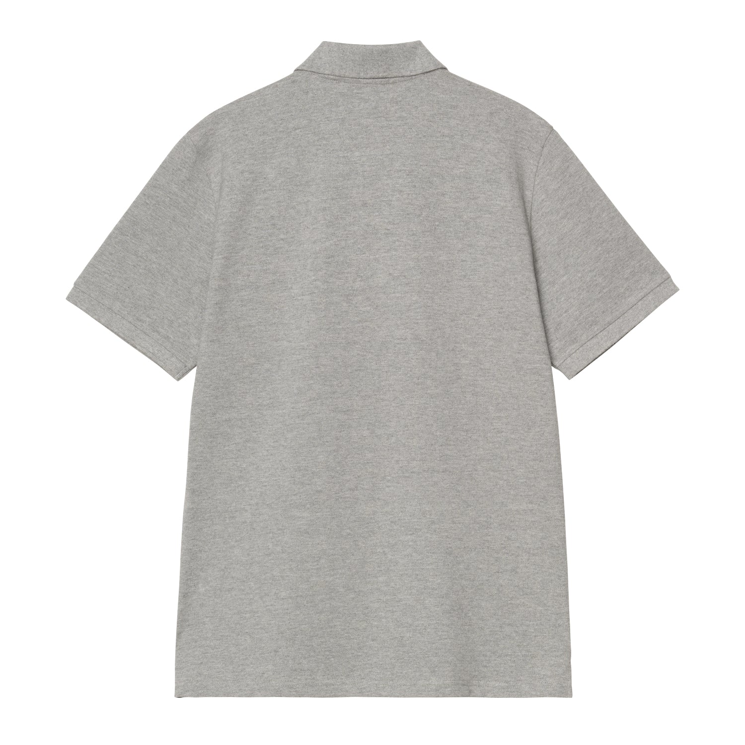 S/S Chase Pique Polo - Grey Heather / Gold