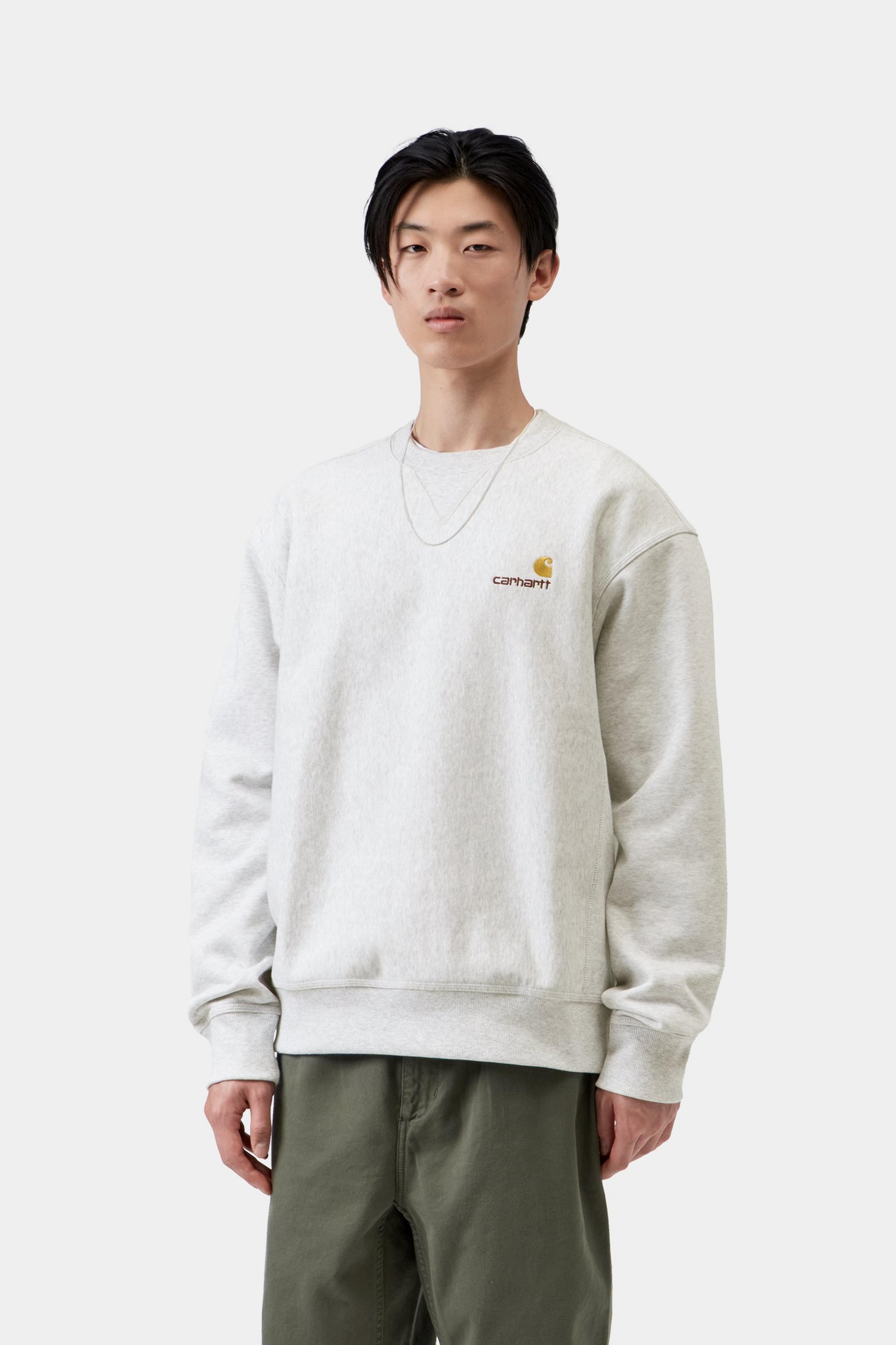 American Script Sweat - Ash Heather