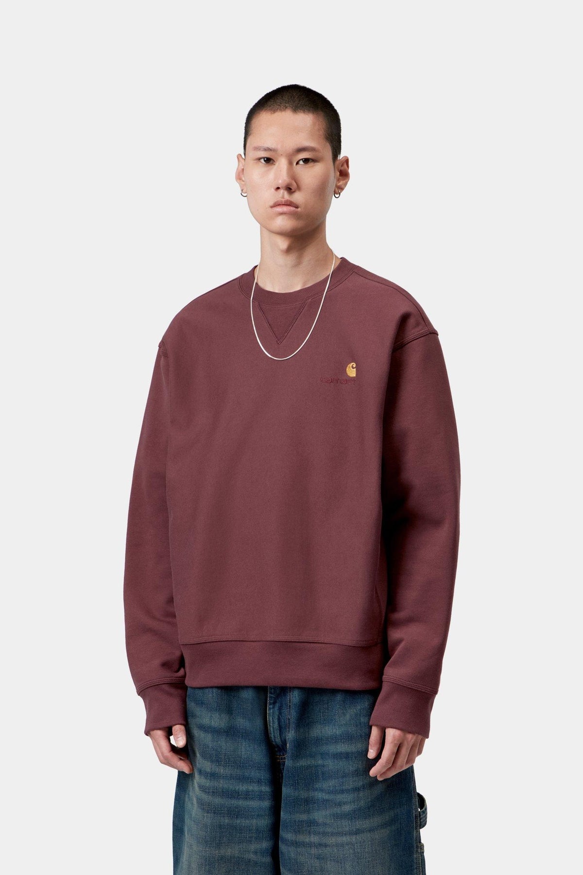 American Script Sweatshirt - Amarone