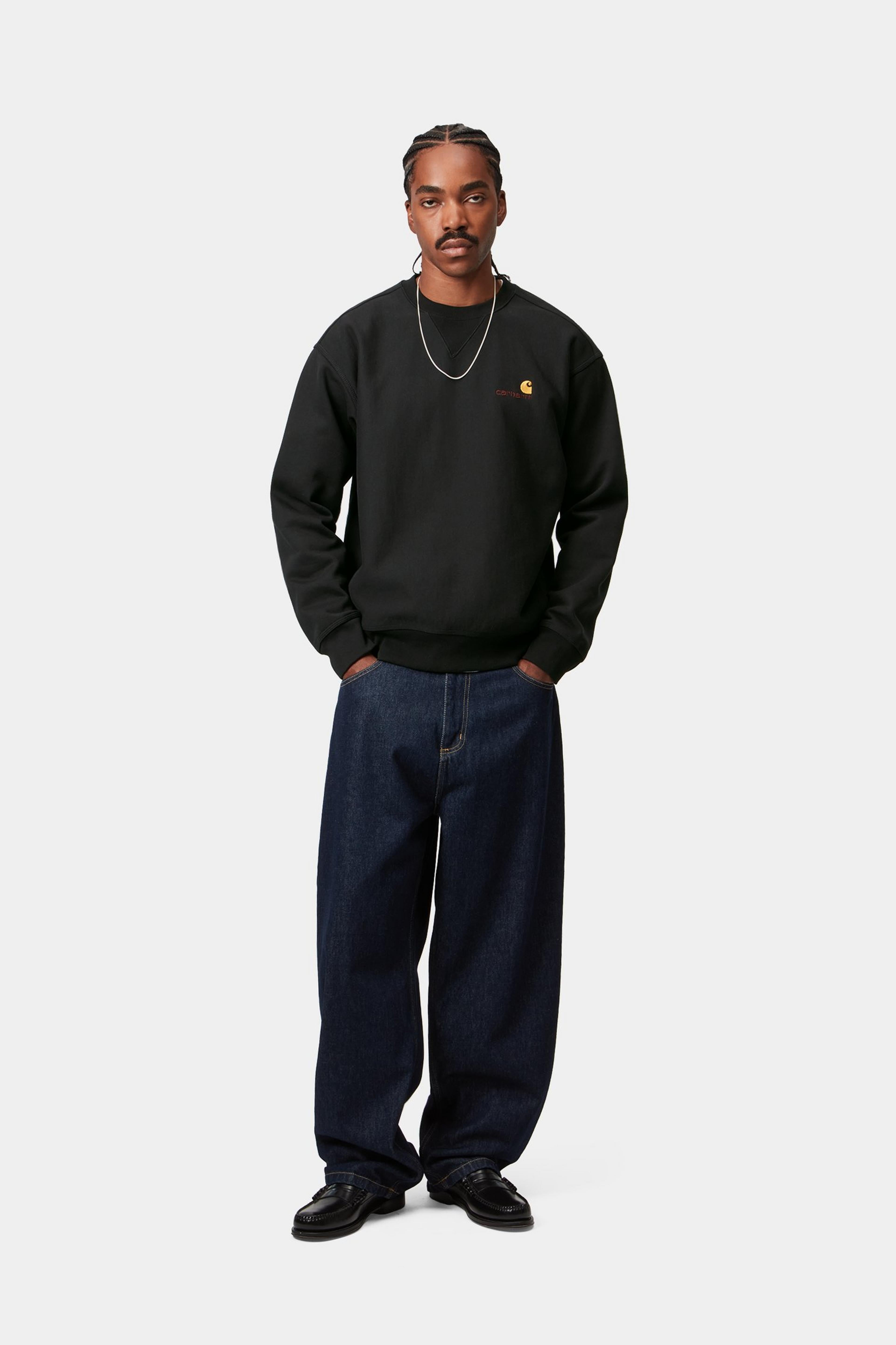 American Script Sweat - Black