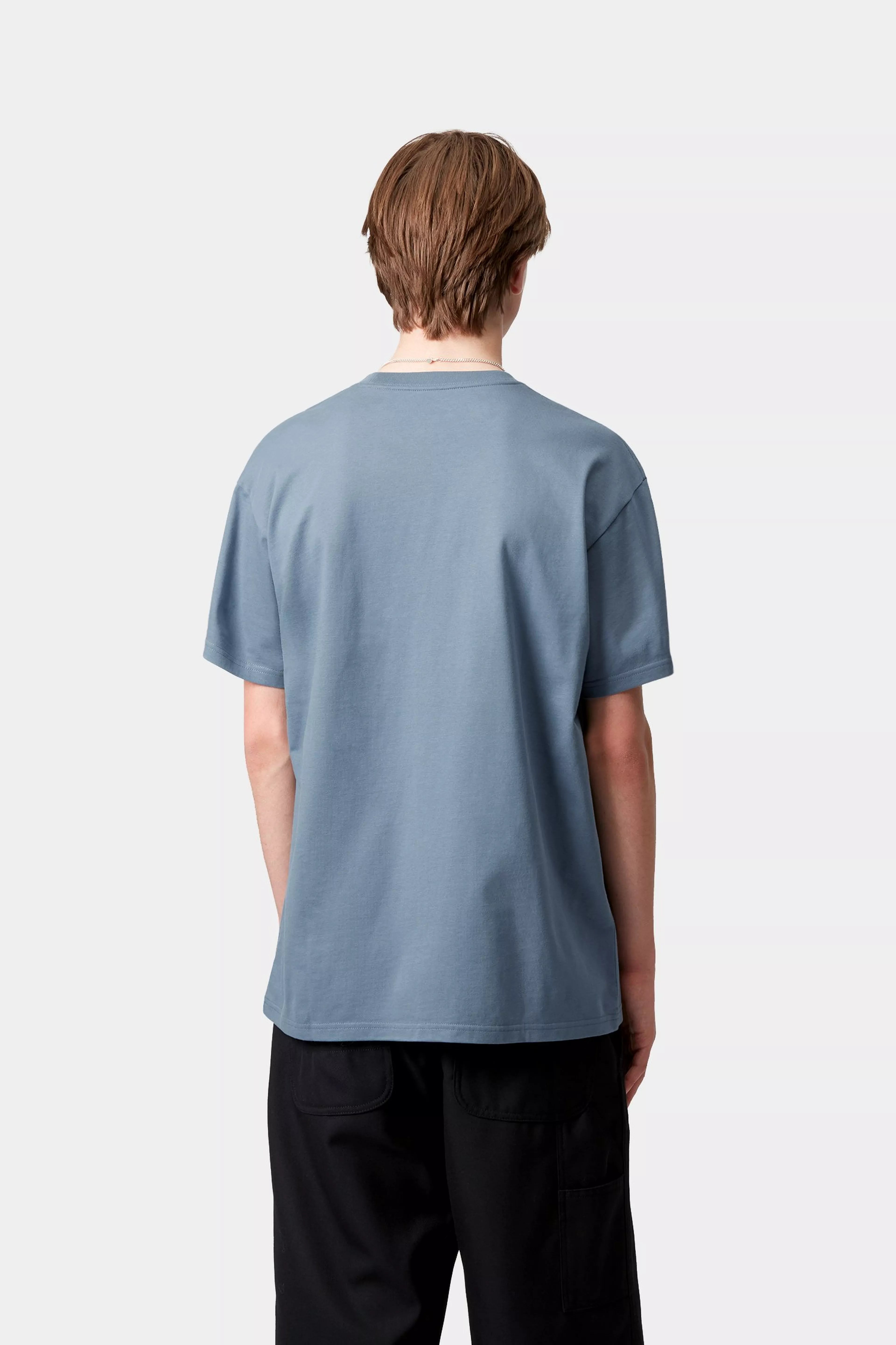S/S CHASE T-SHIRT - Angelite / Gold