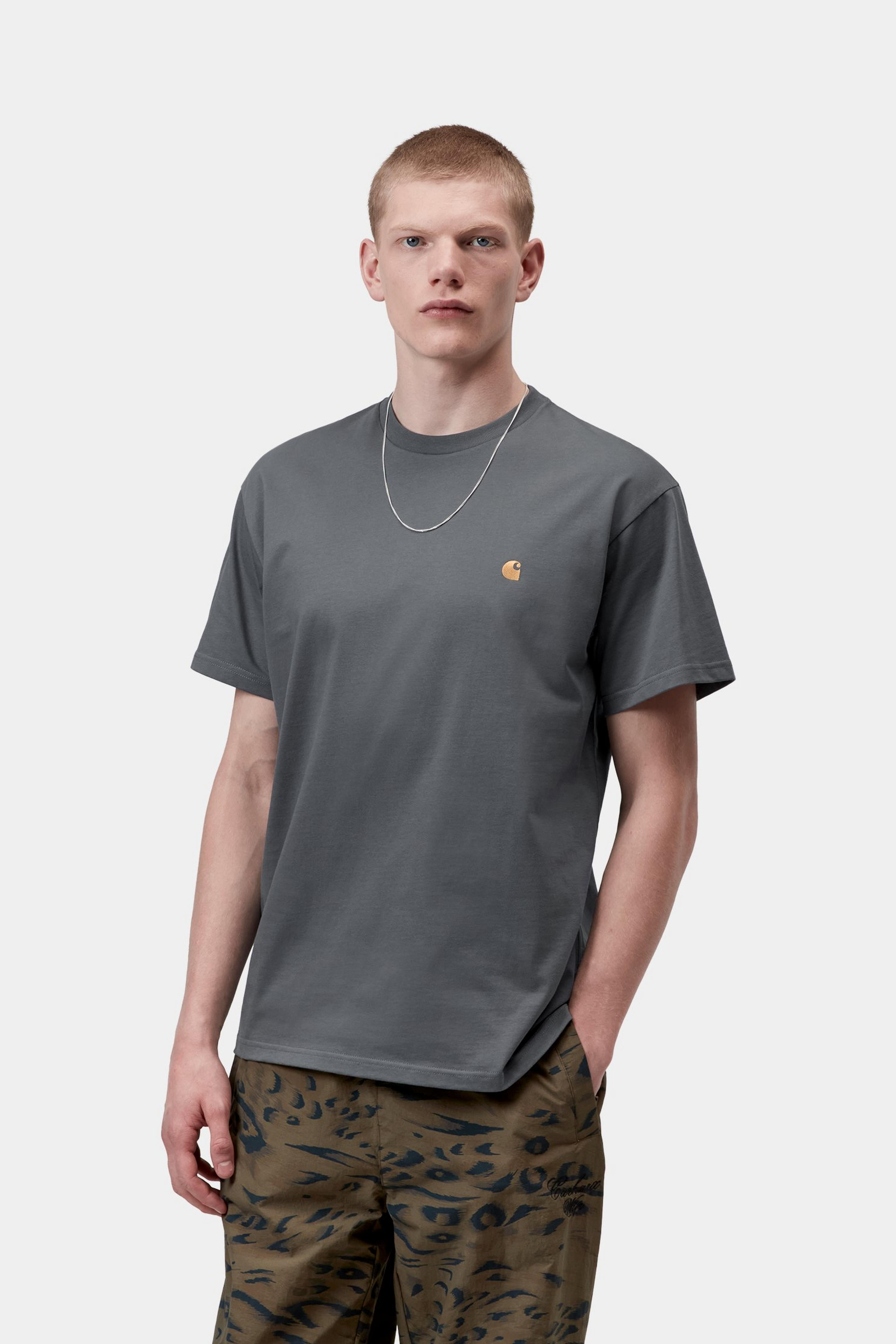 S/S Chase T-Shirt - Styx / Gold