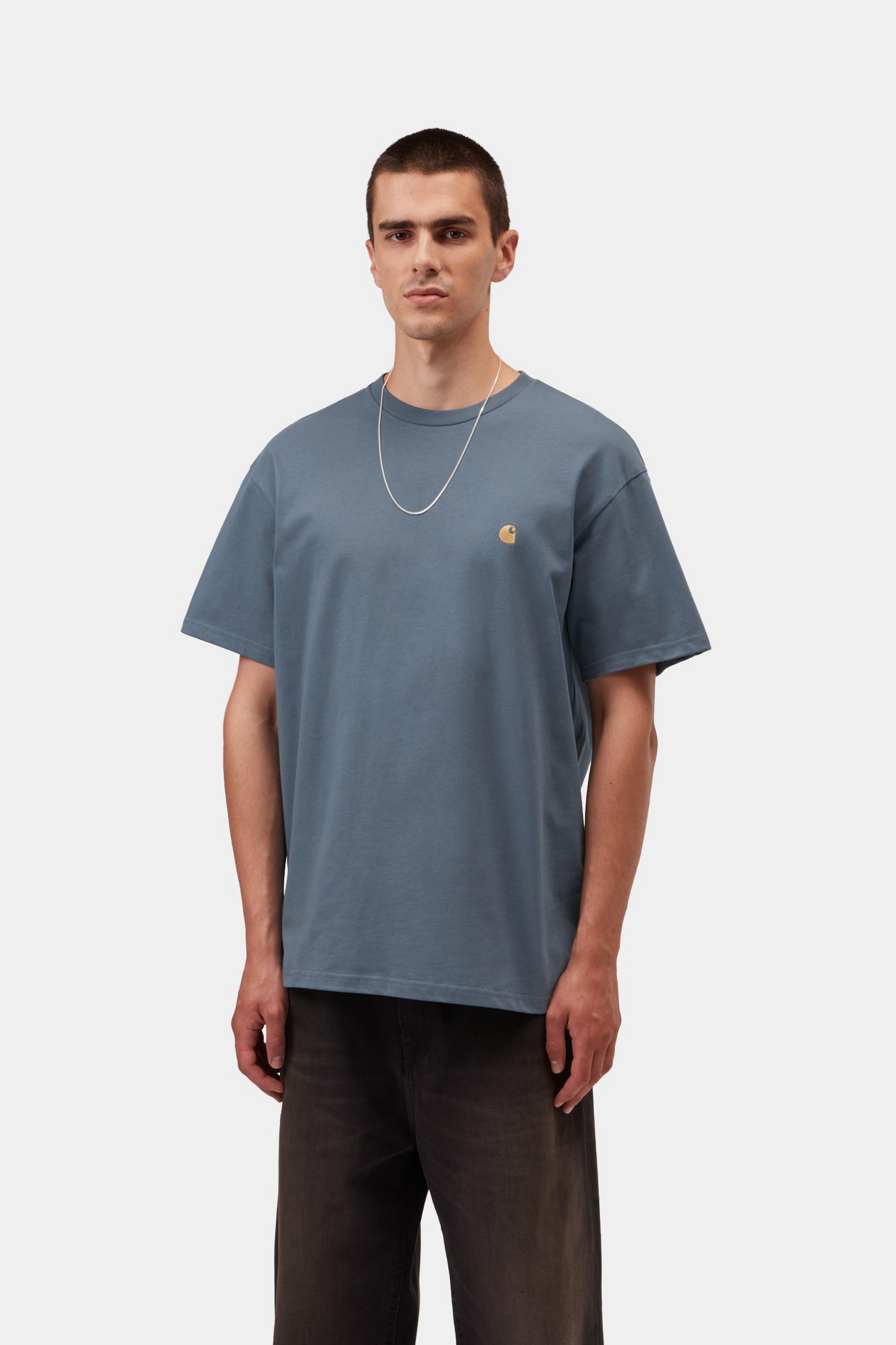 S/S Chase T-Shirt - Icesheet / Gold