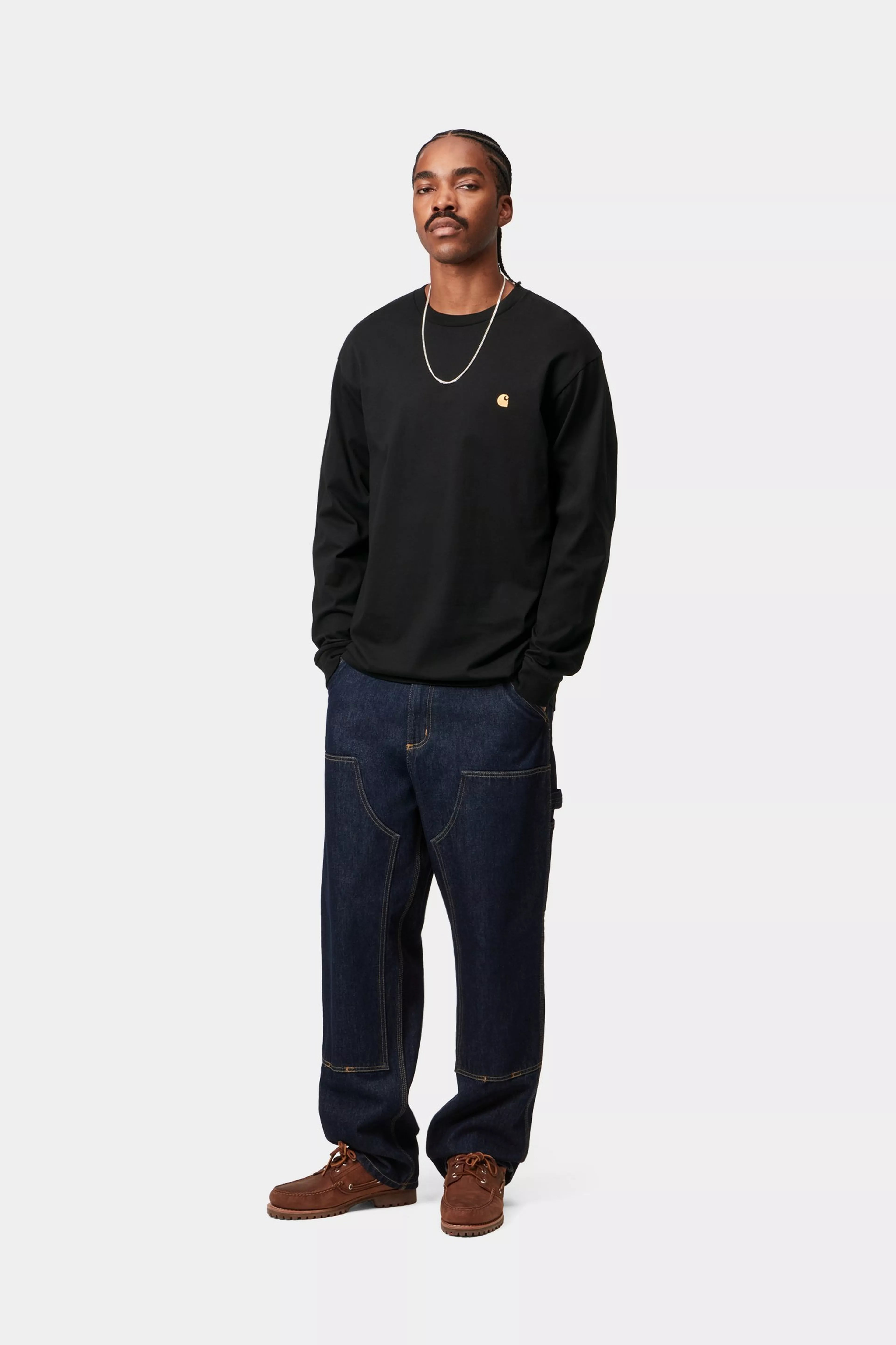 L/S Chase T-Shirt - Black / Gold