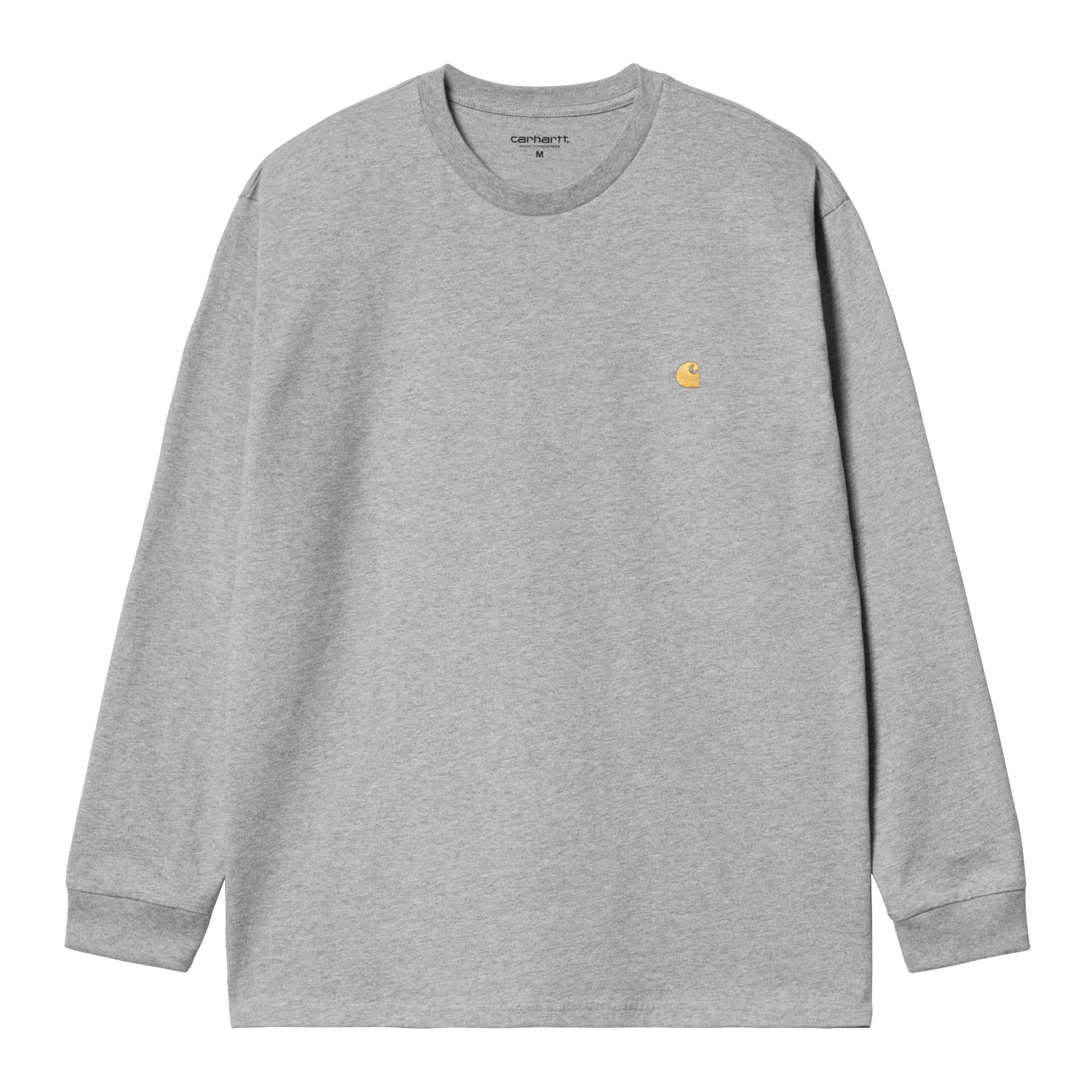 L/S Chase T-Shirt - Grey Heather / Gold