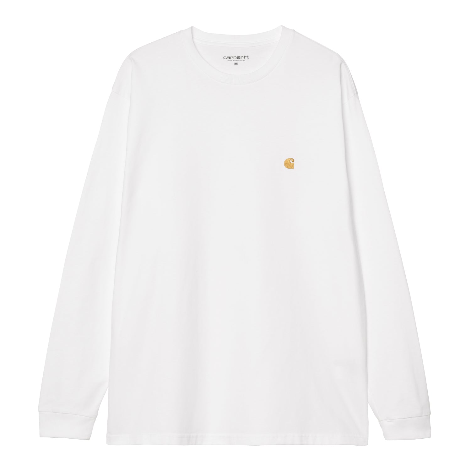 L/S Chase T-Shirt - White / Gold