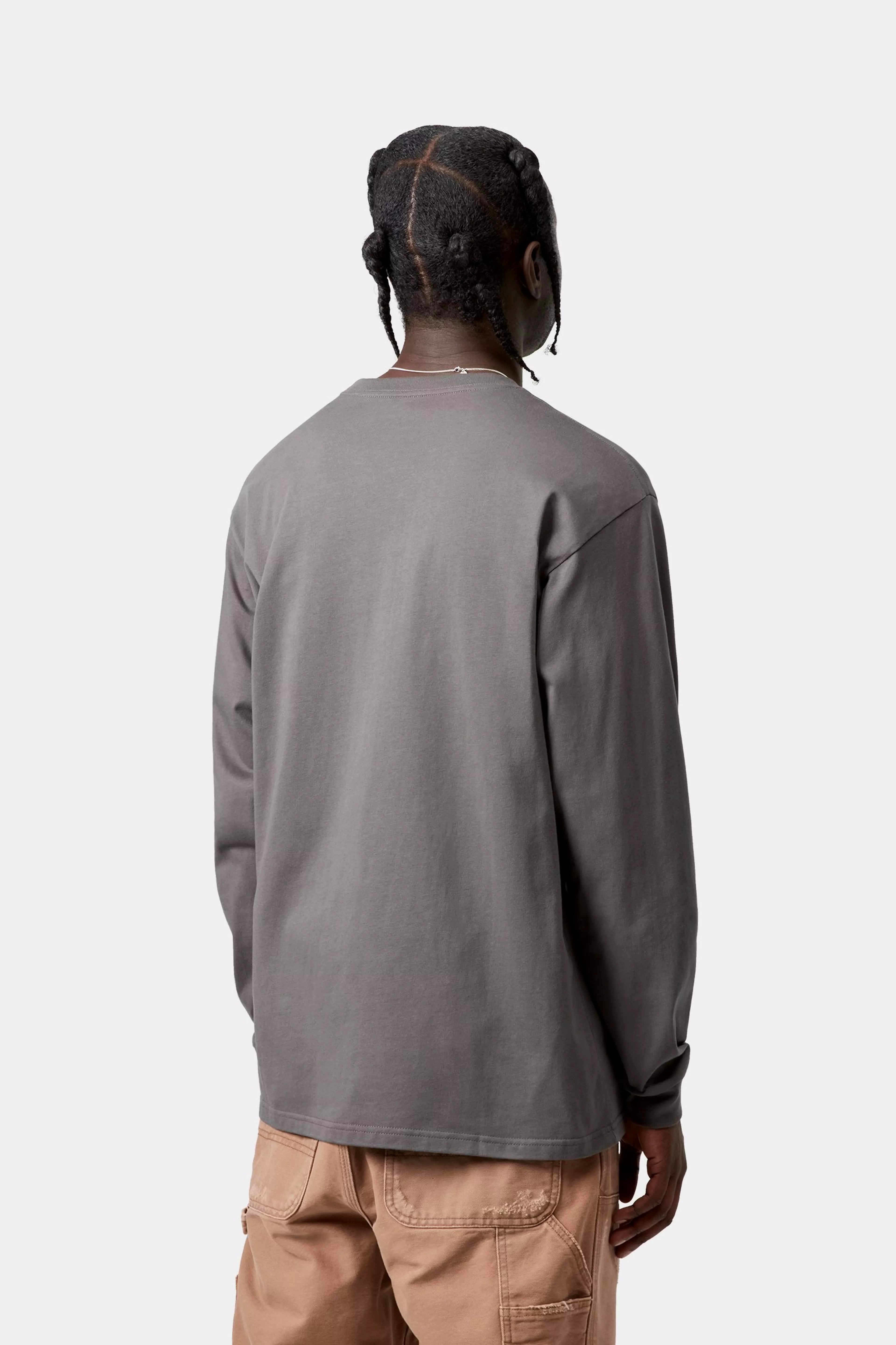 L/S Chase T-Shirt - Porphyry / Gold