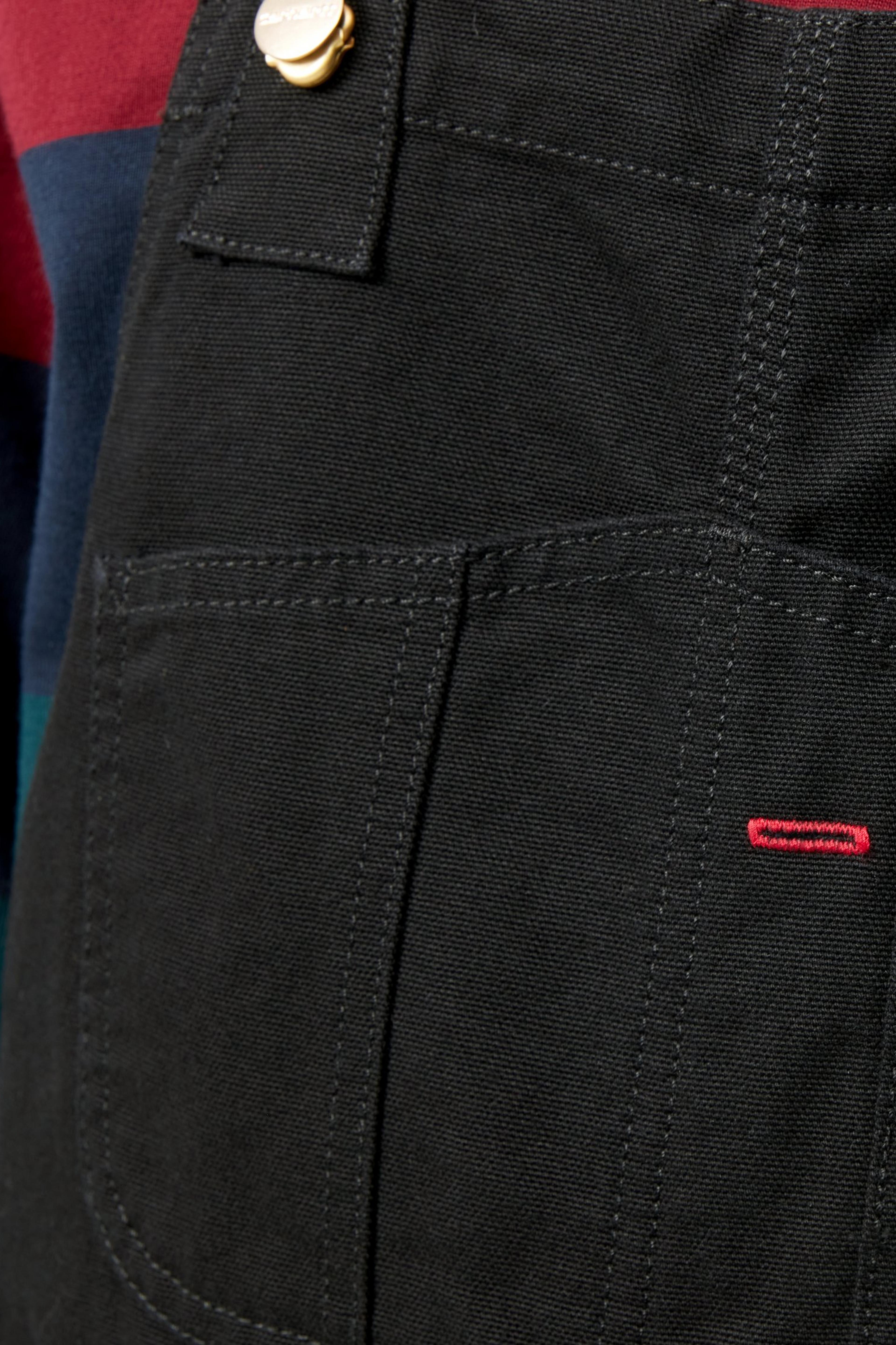Bib Overall - Black, Rinsed