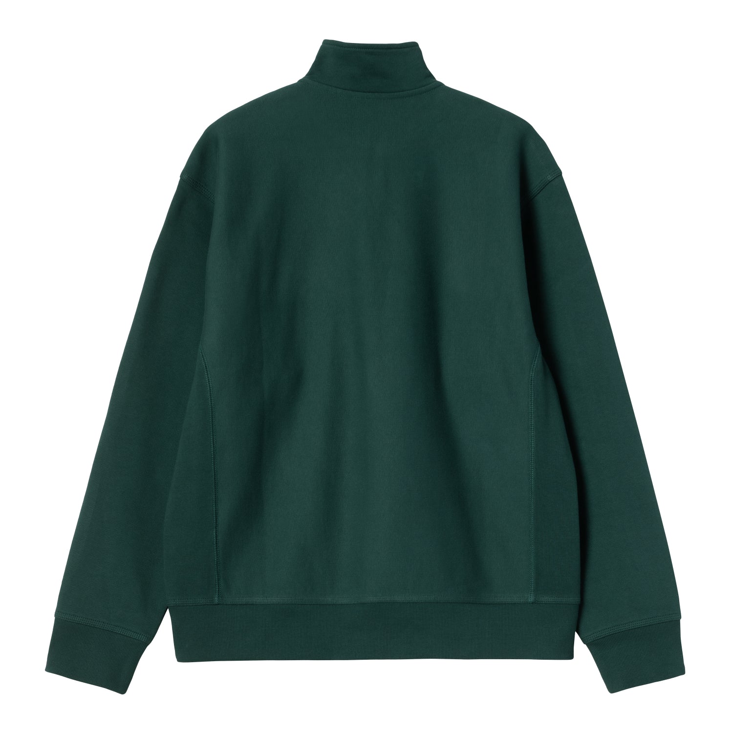 HALF ZIP AMERICAN SCRIPT SWEAT - Dark Fir