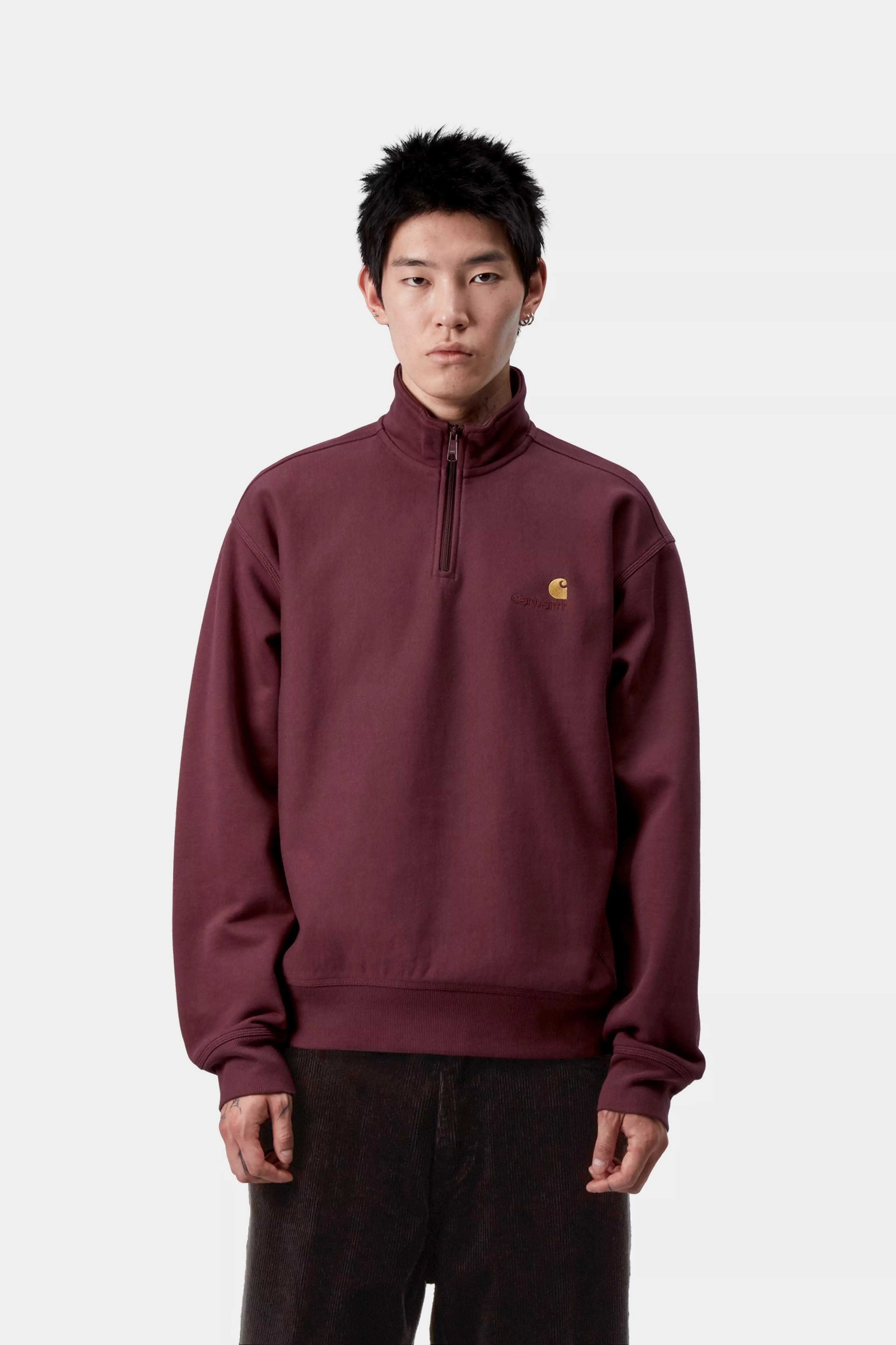 HALF ZIP AMERICAN SCRIPT SWEAT - Rondo
