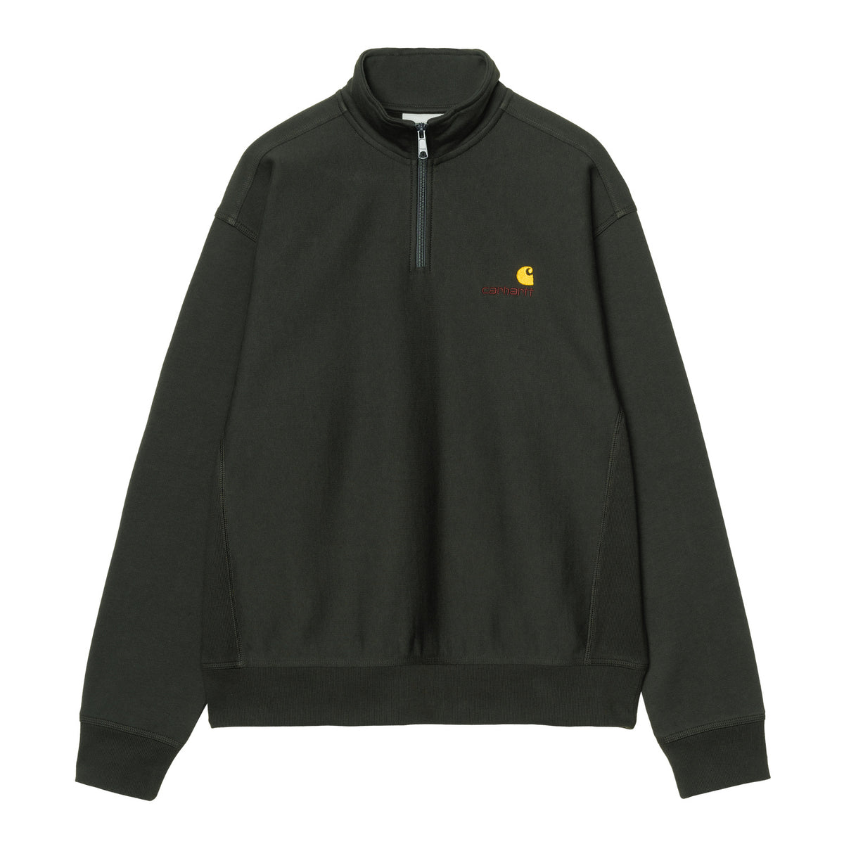 Half Zip American Script Sweatshirt - Raven