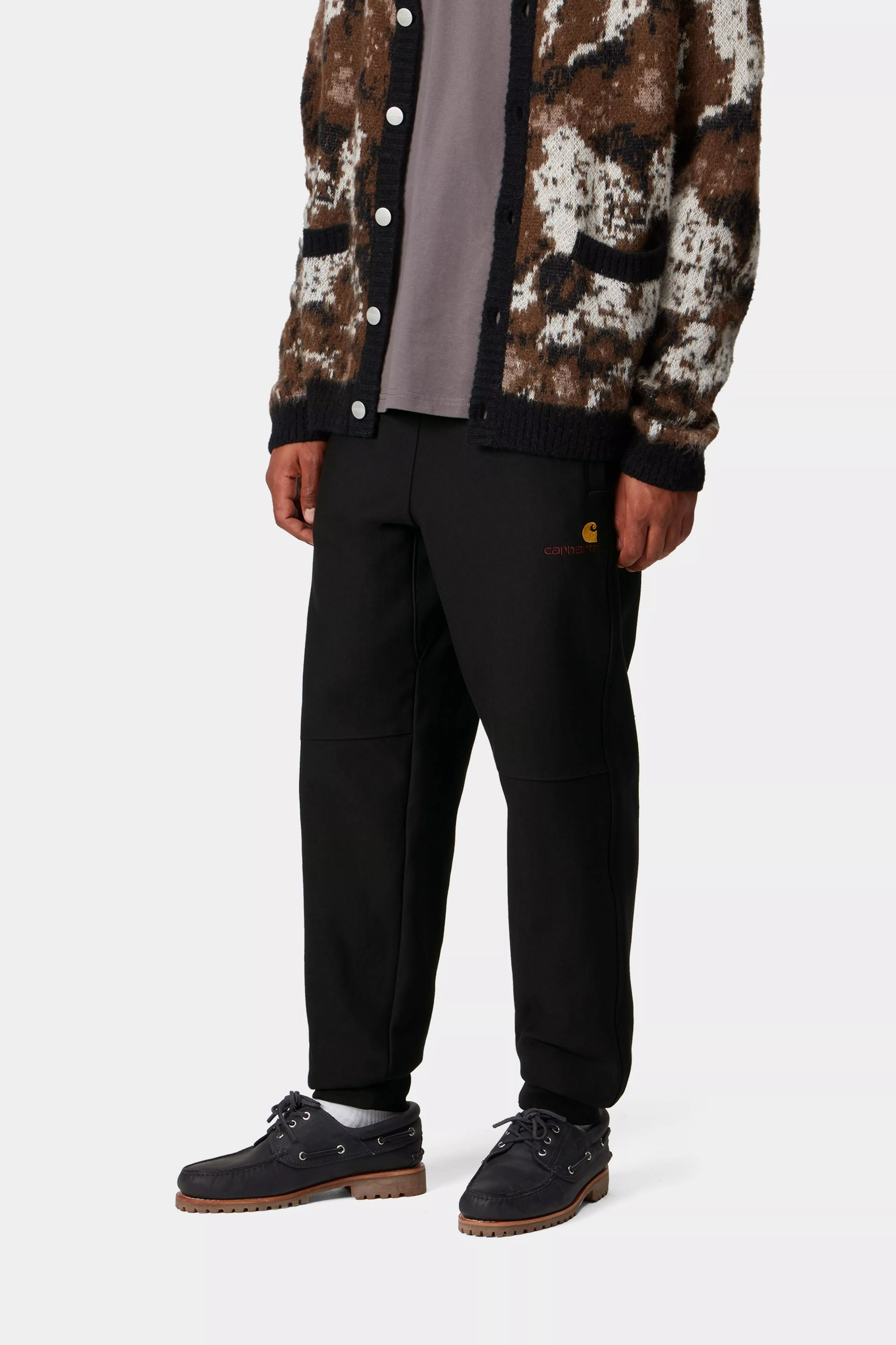 AMERICAN SCRIPT JOGGING PANT - Black