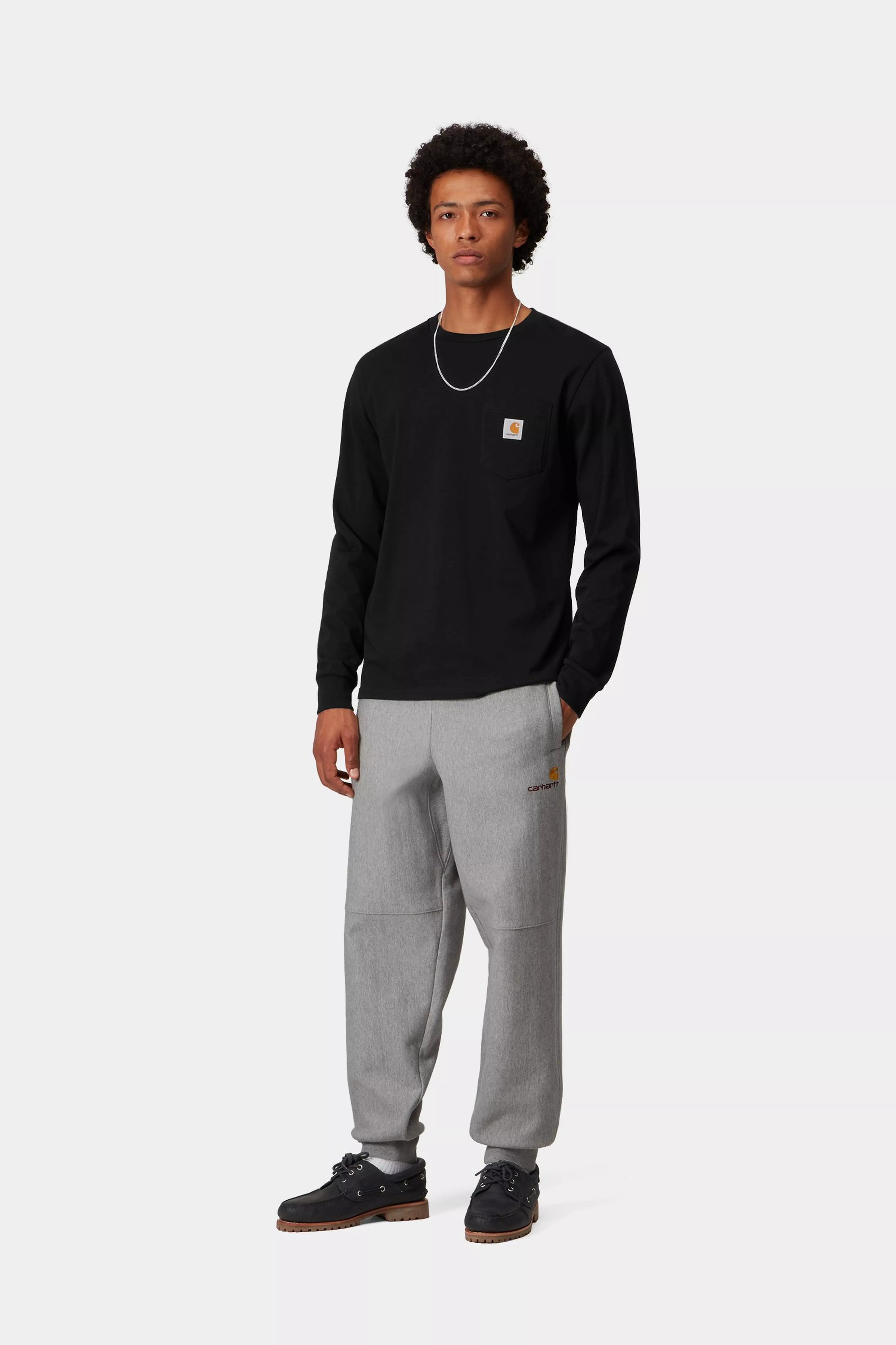 AMERICAN SCRIPT JOGGING PANT - Grey Heather