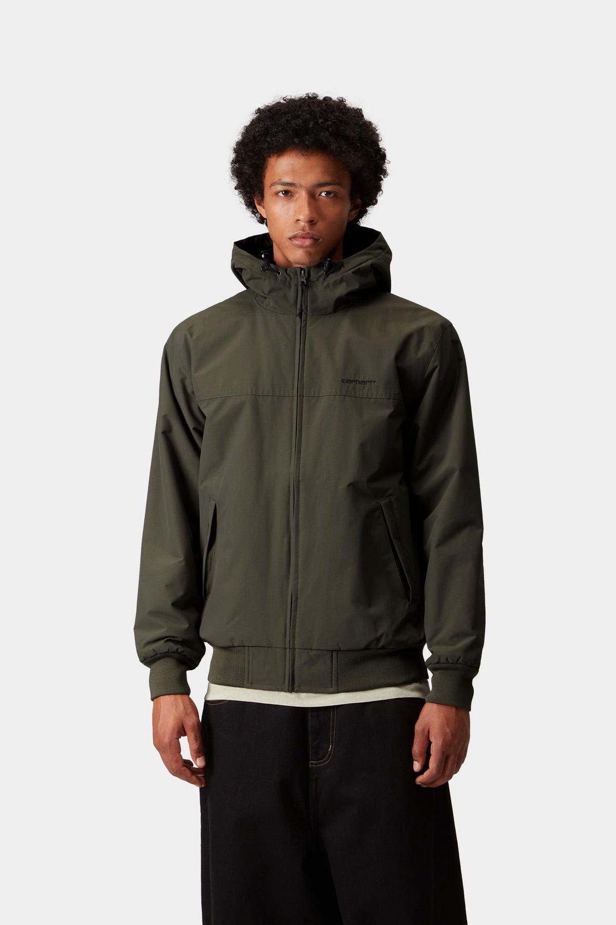 Hooded Sail Jacket - Cypress / Black