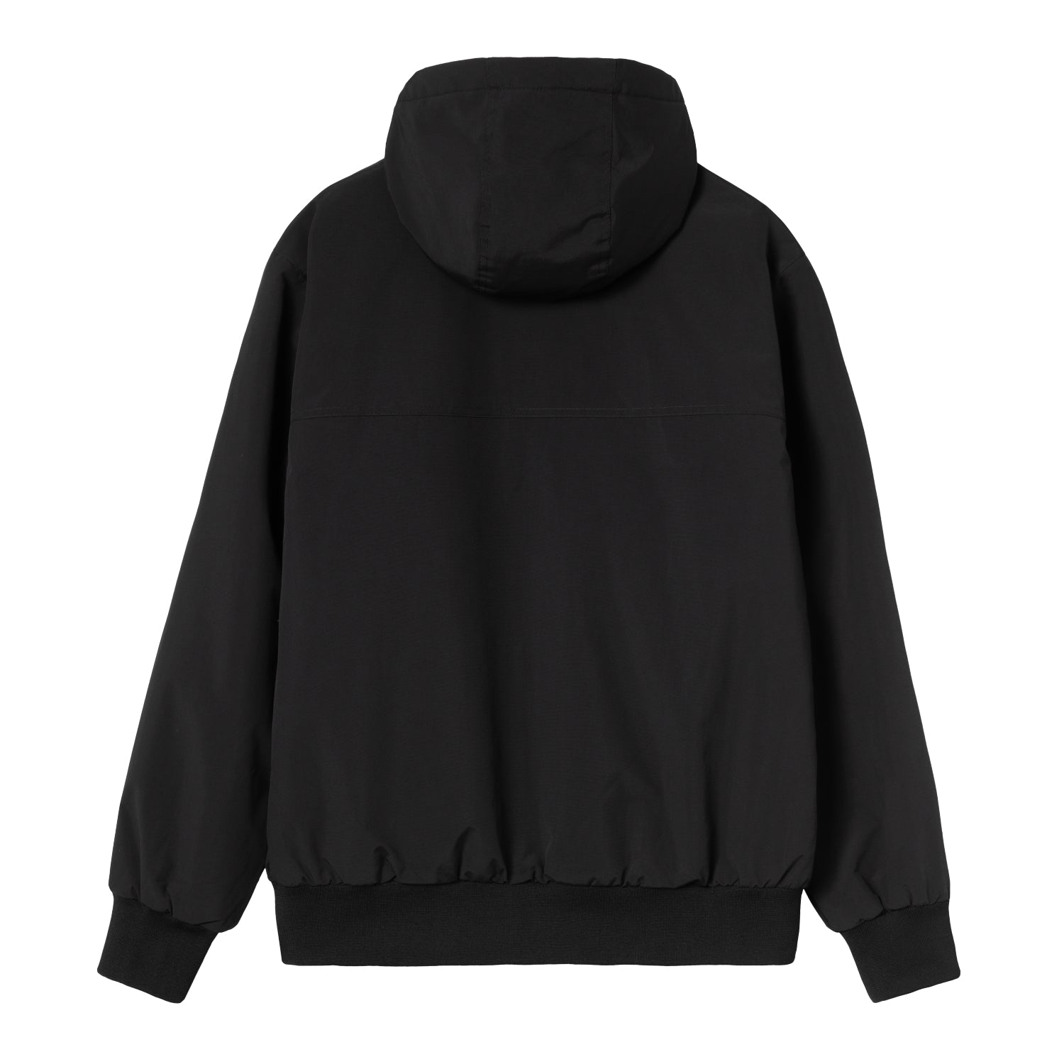 HOODED SAIL JACKET - Black / White