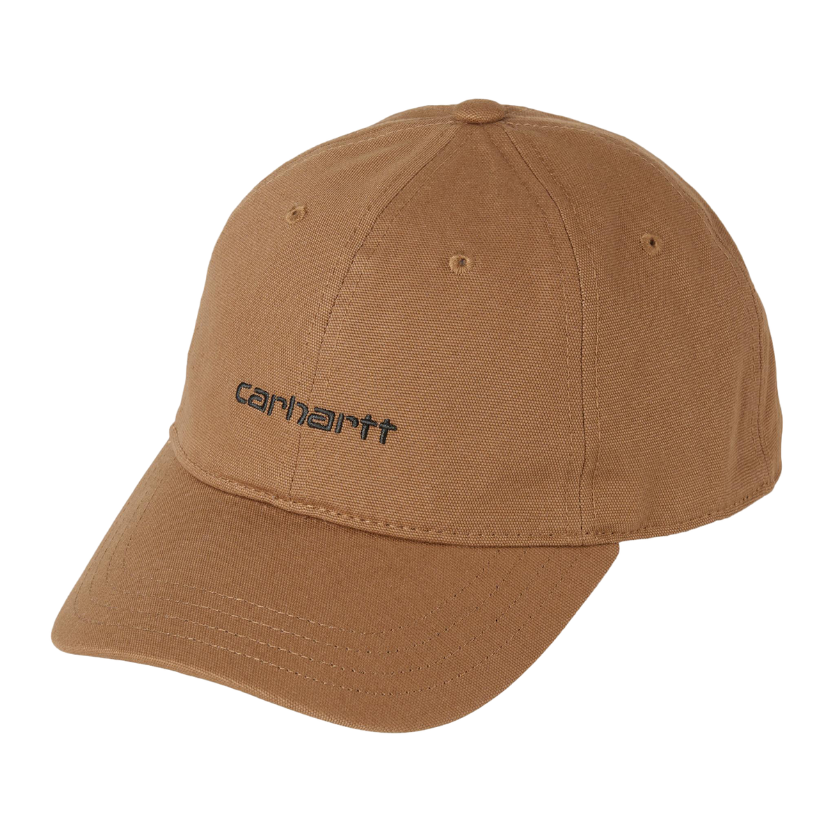 Canvas Script Cap - WIP H Brown / Black