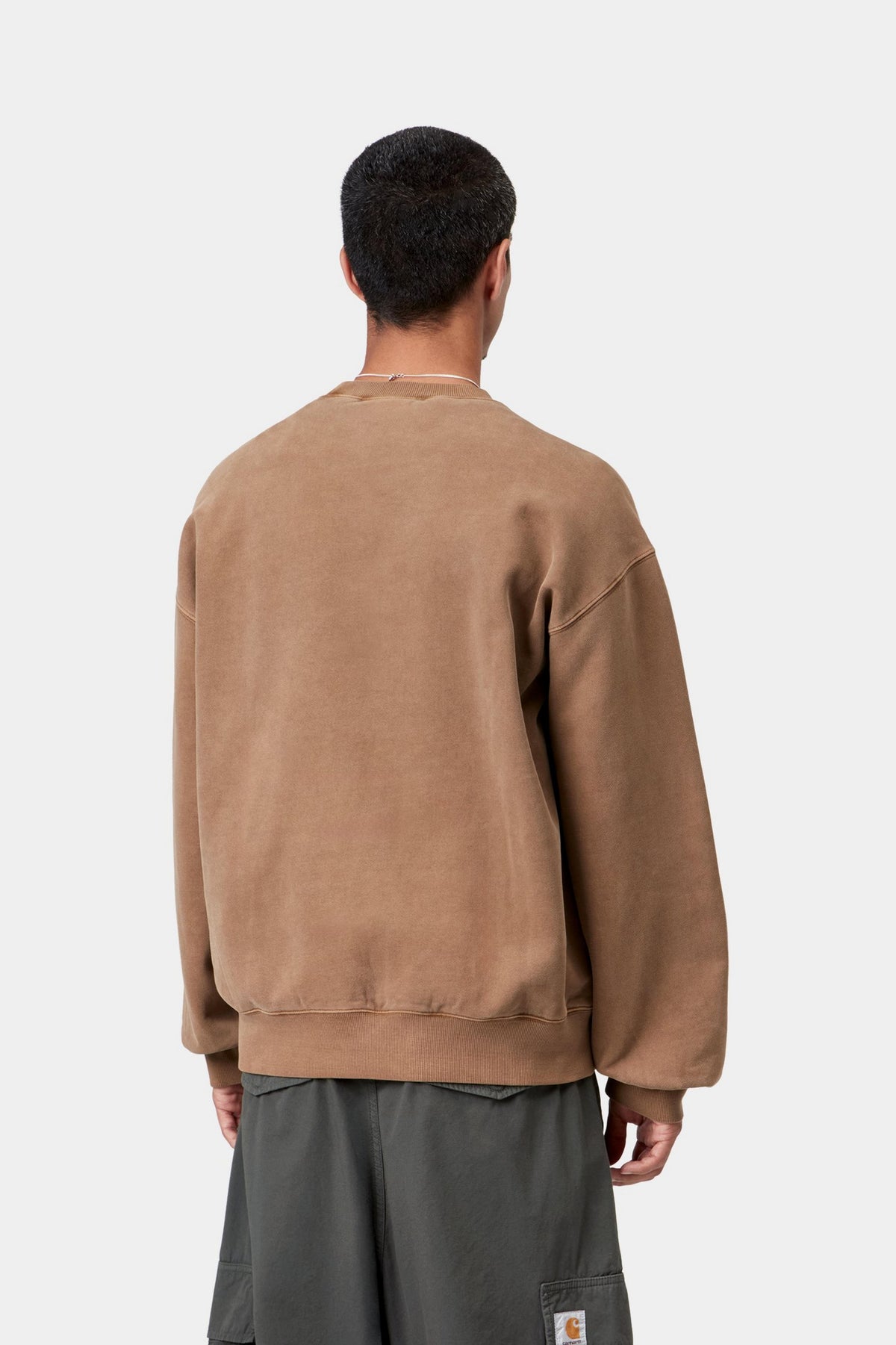 Vista Sweat - WIP H Brown garment dyed