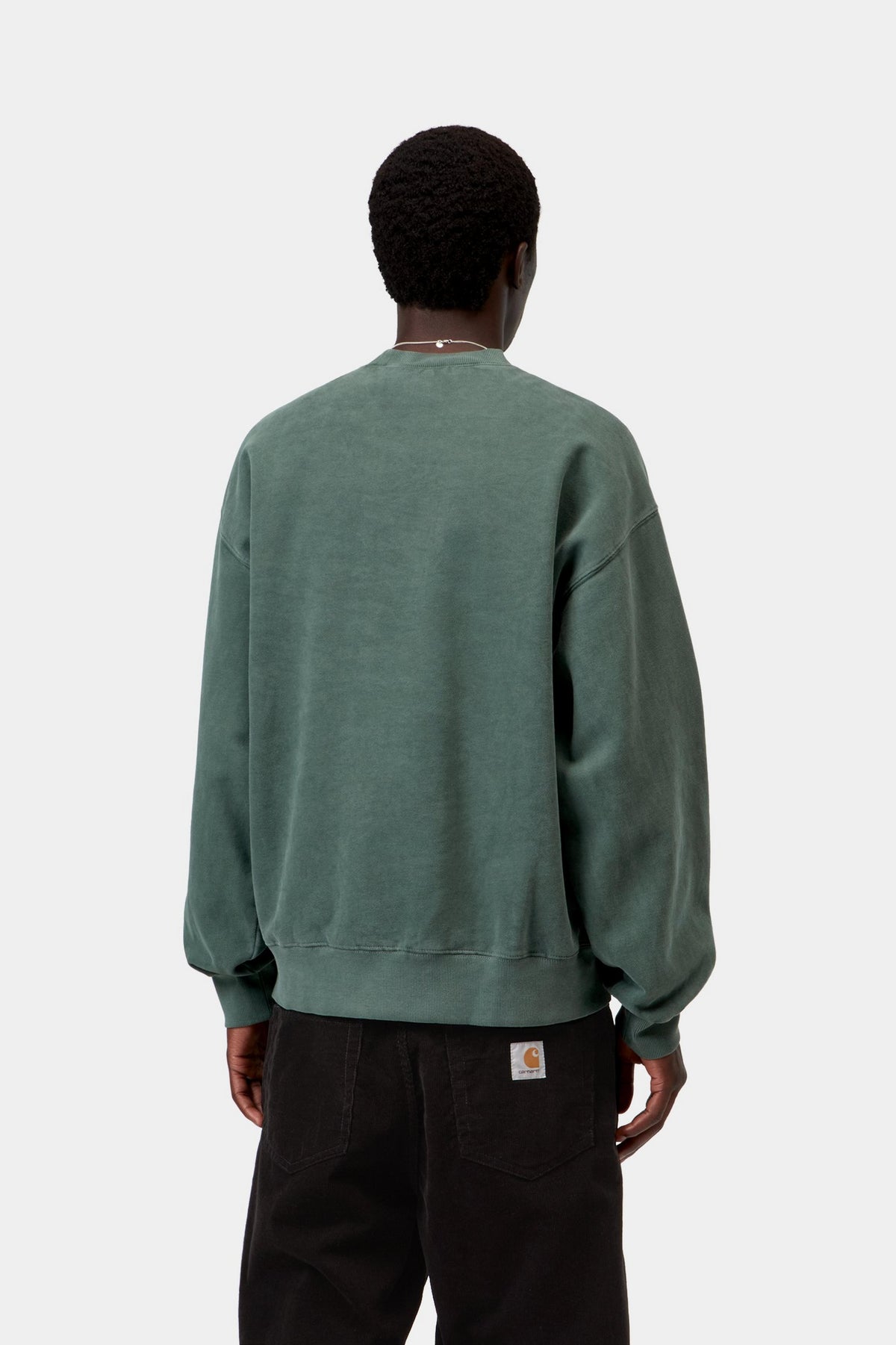 Vista Sweat - Dark Scarab garment dyed