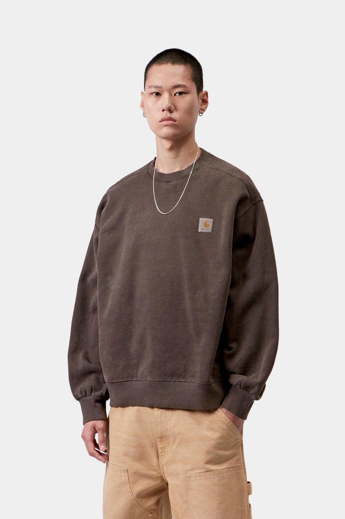 Vista Sweat - Tobacco garment dyed