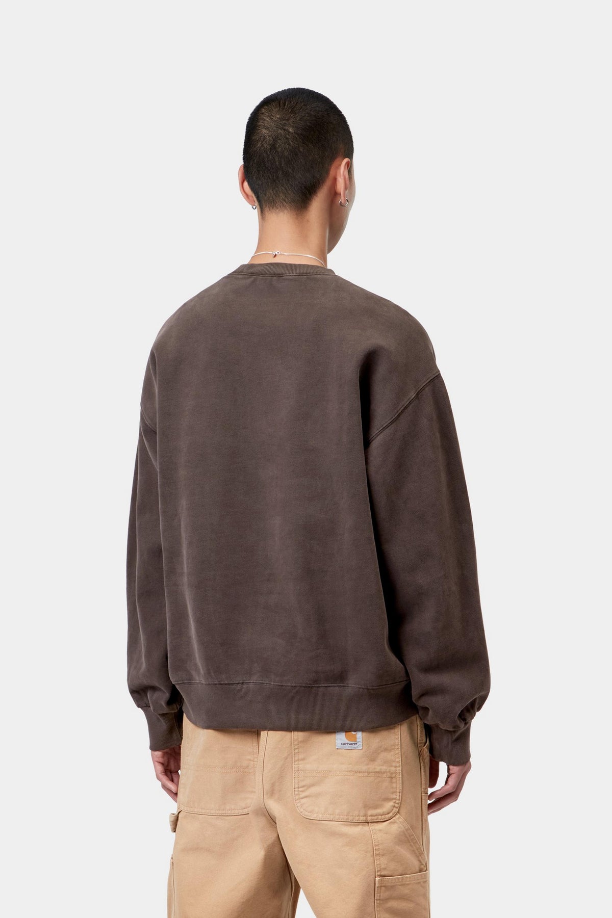 Vista Sweat - Tobacco garment dyed