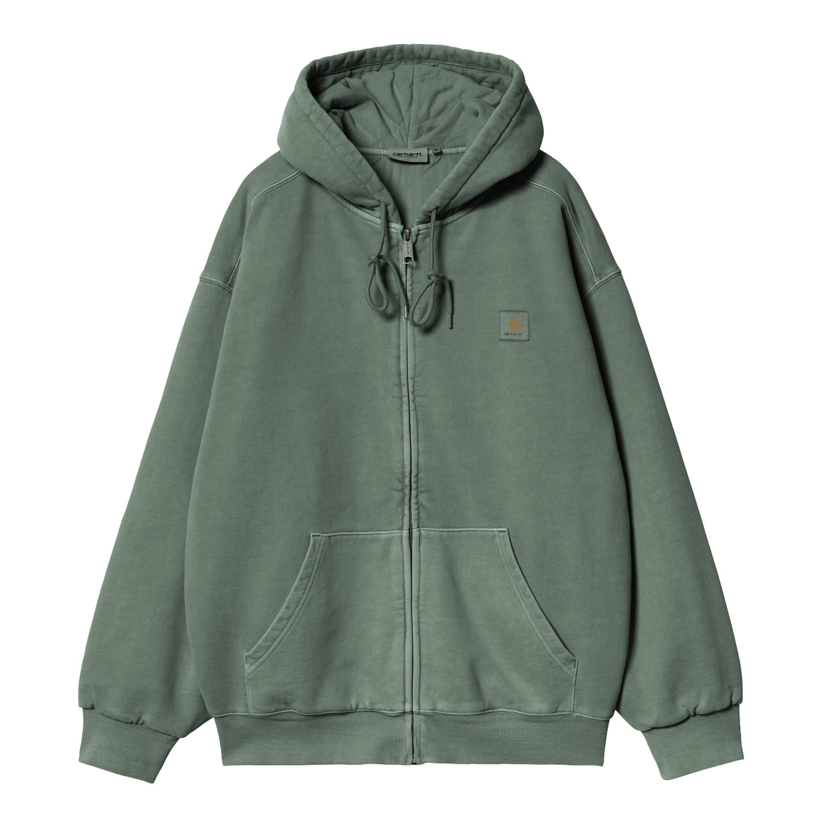 Hooded Vista Jacket - Dark Scarab garment dyed