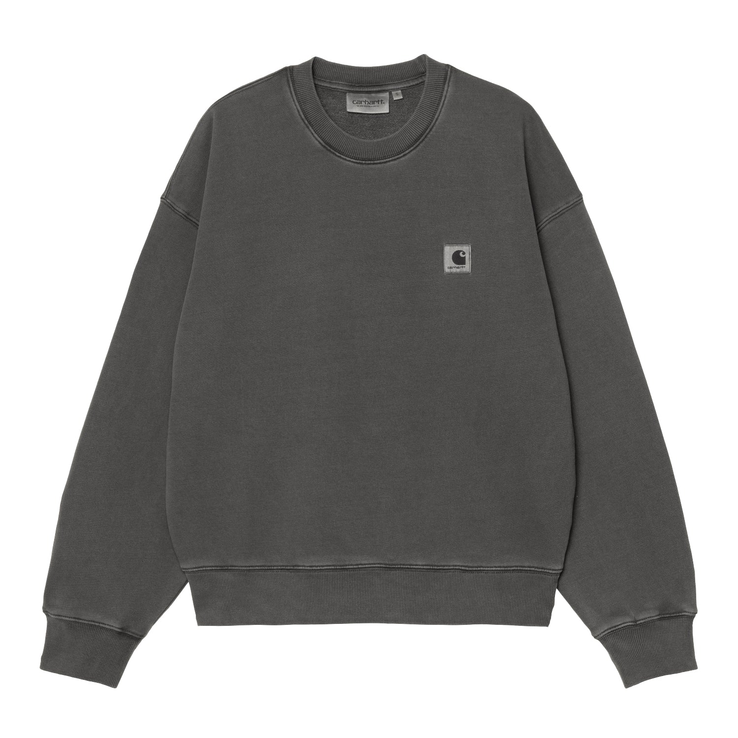 W' Nelson Sweat - Black (garment dyed)