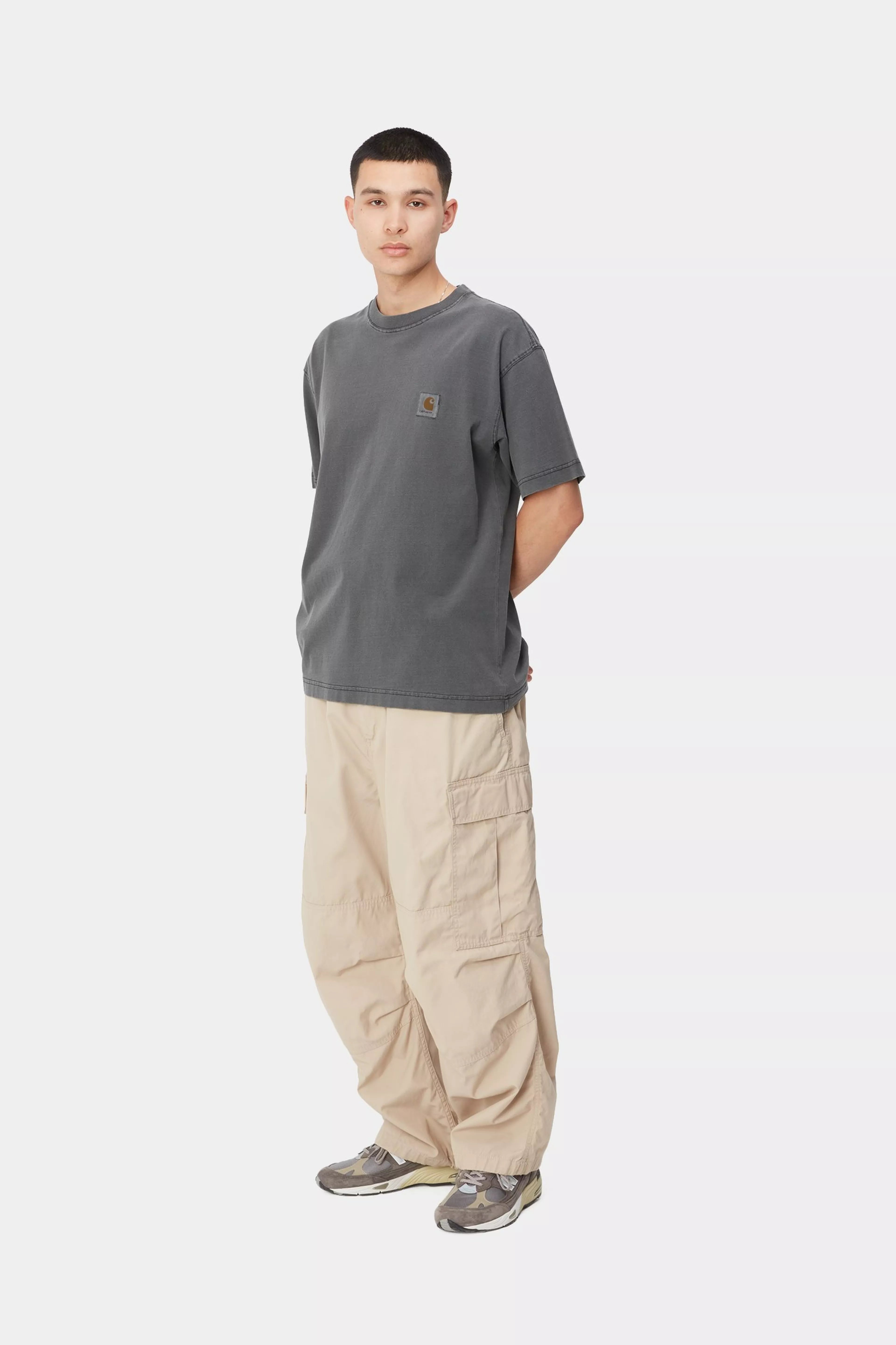 S/S Nelson T-Shirt - Black (garment dyed)