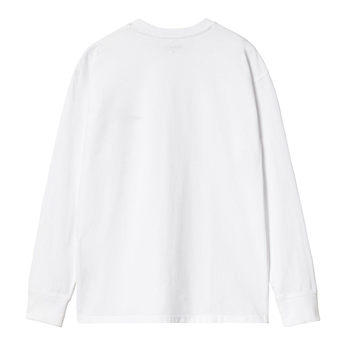 L/S American Script T-Shirt - White
