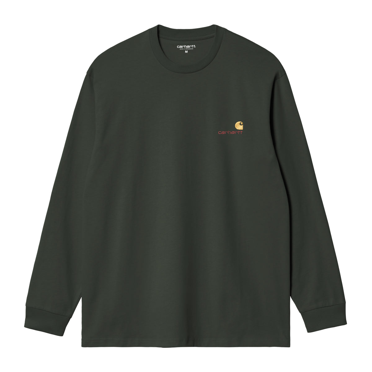 L/S American Script T-Shirt - Raven
