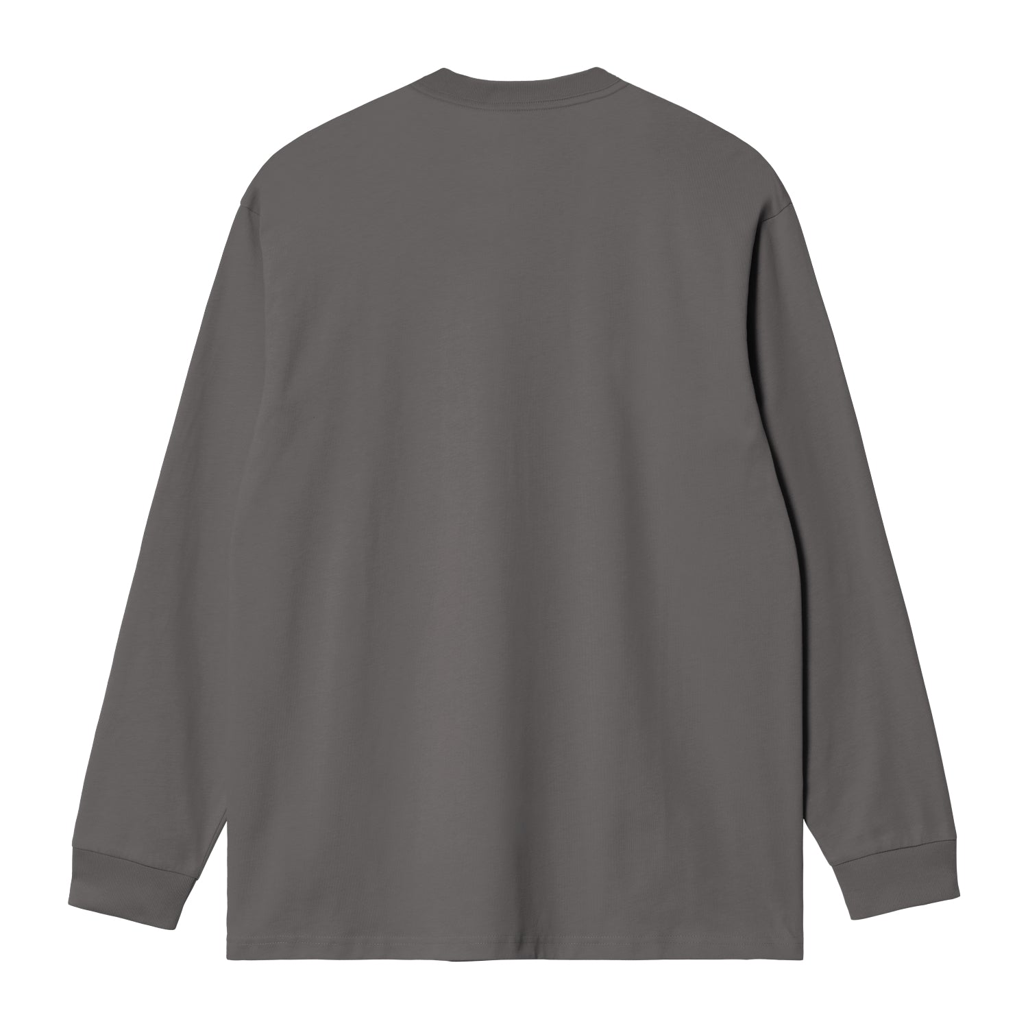 L/S American Script T-Shirt - Graphite