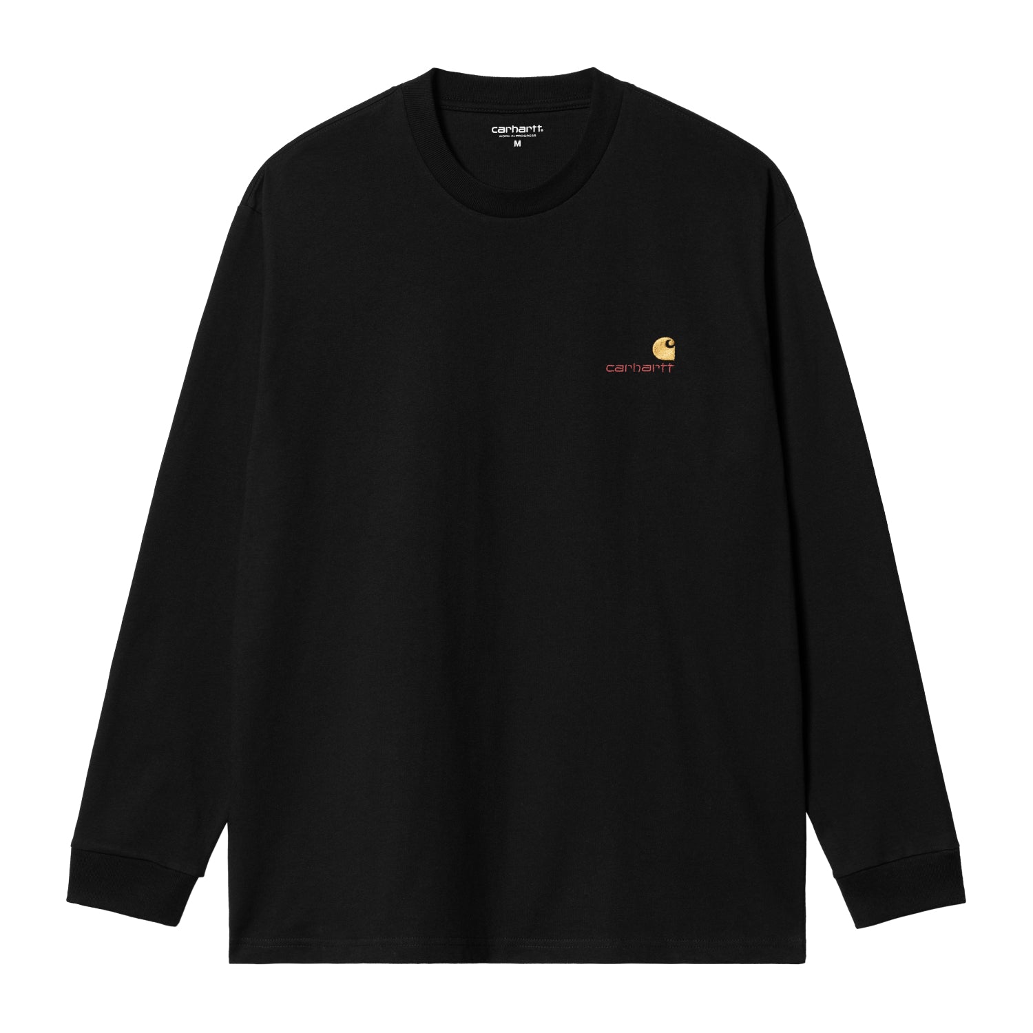 L/S American Script T-Shirt - Black