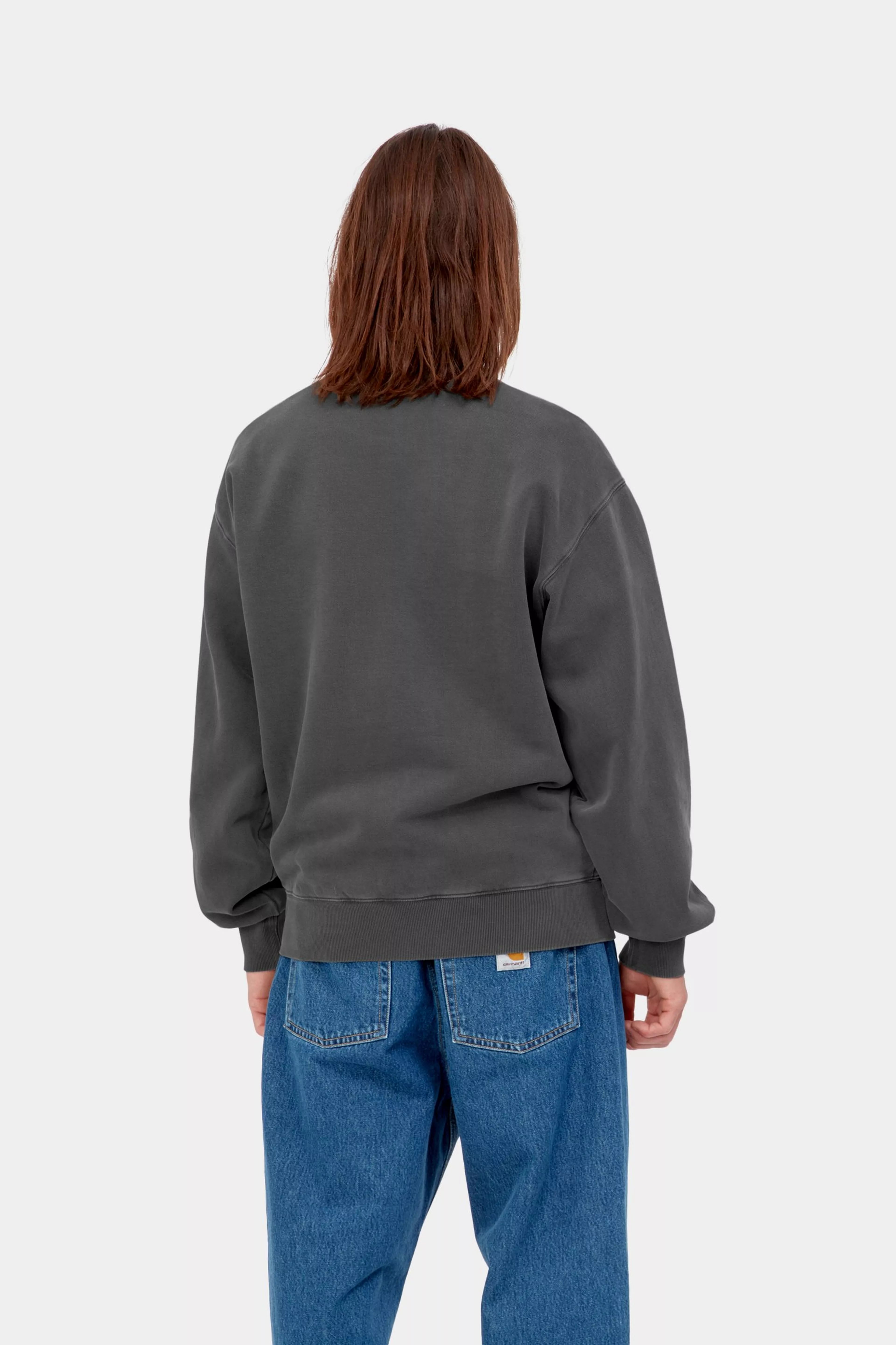 Nelson Sweat - Black (garment dyed)