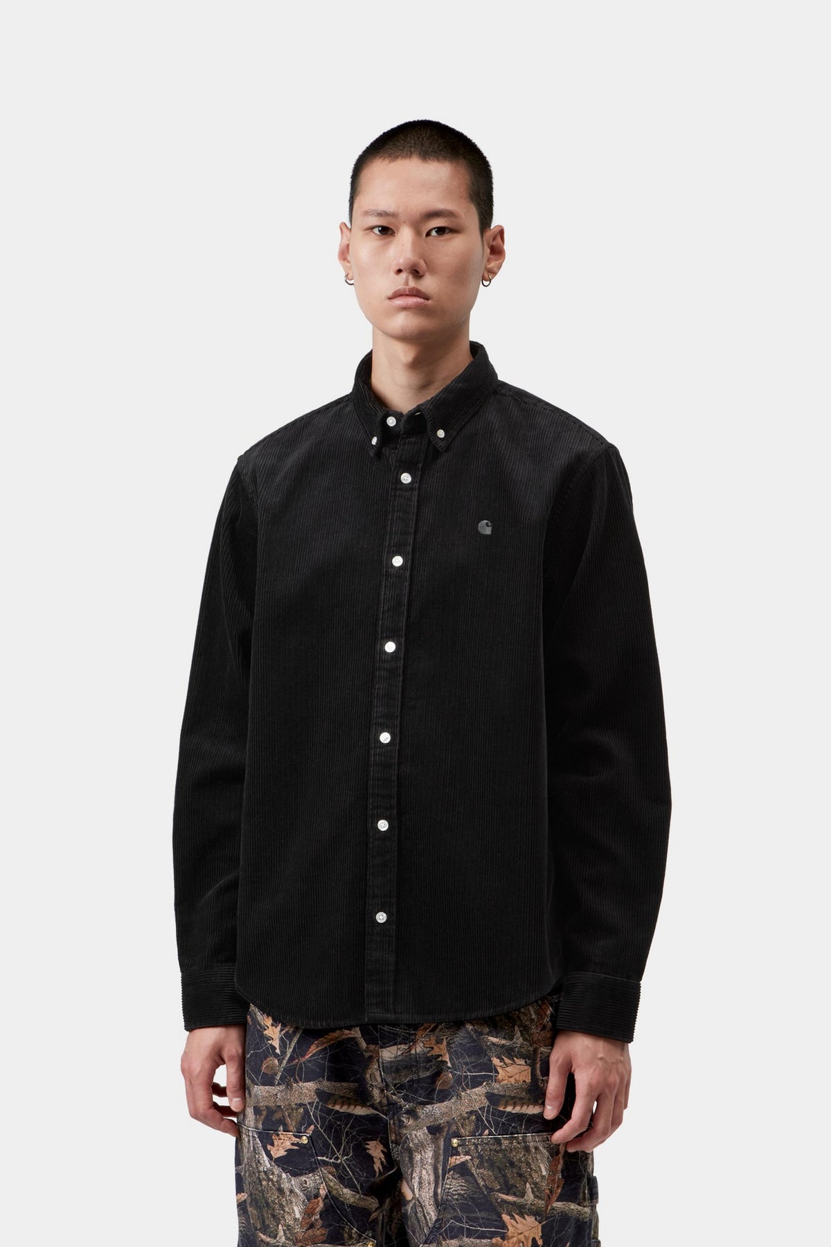 L/S Madison Cord Shirt - Soot