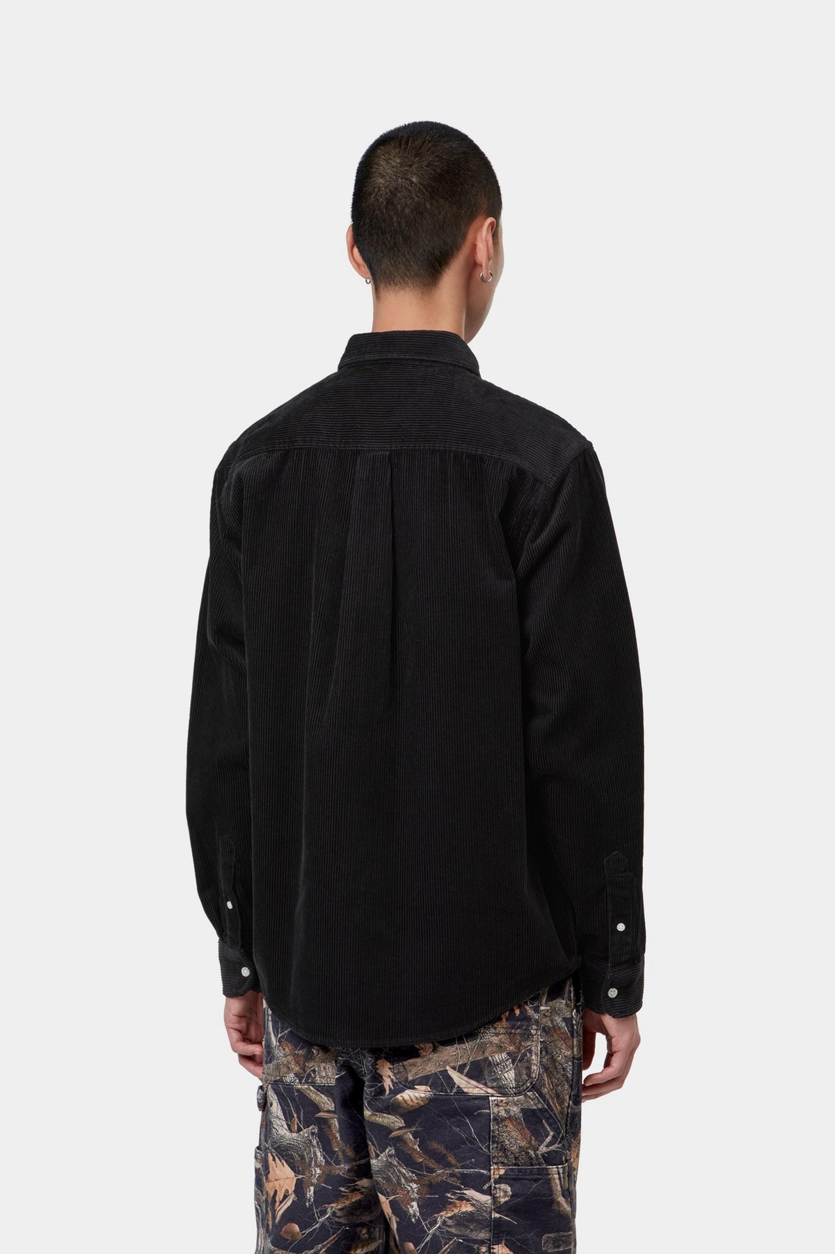 L/S Madison Cord Shirt - Soot