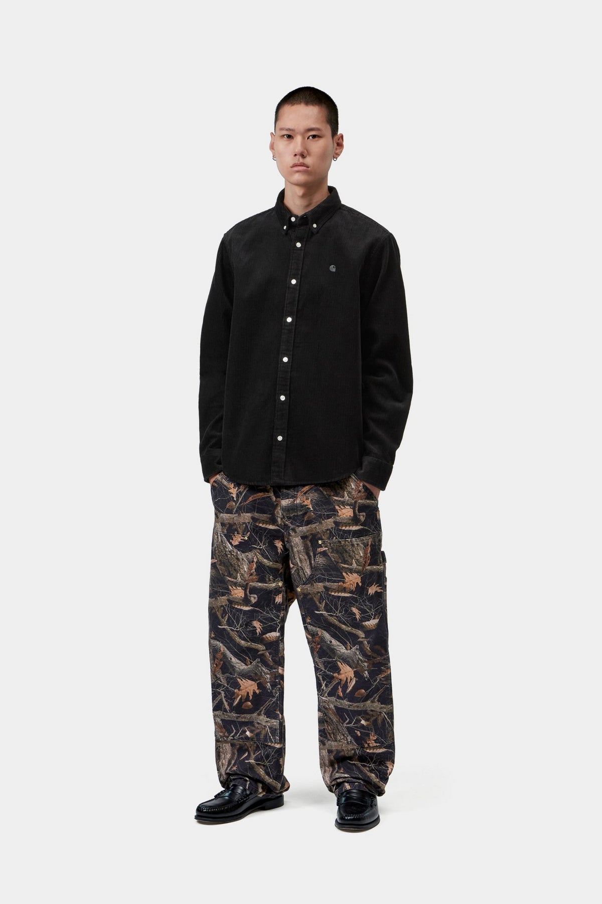 L/S Madison Cord Shirt - Soot