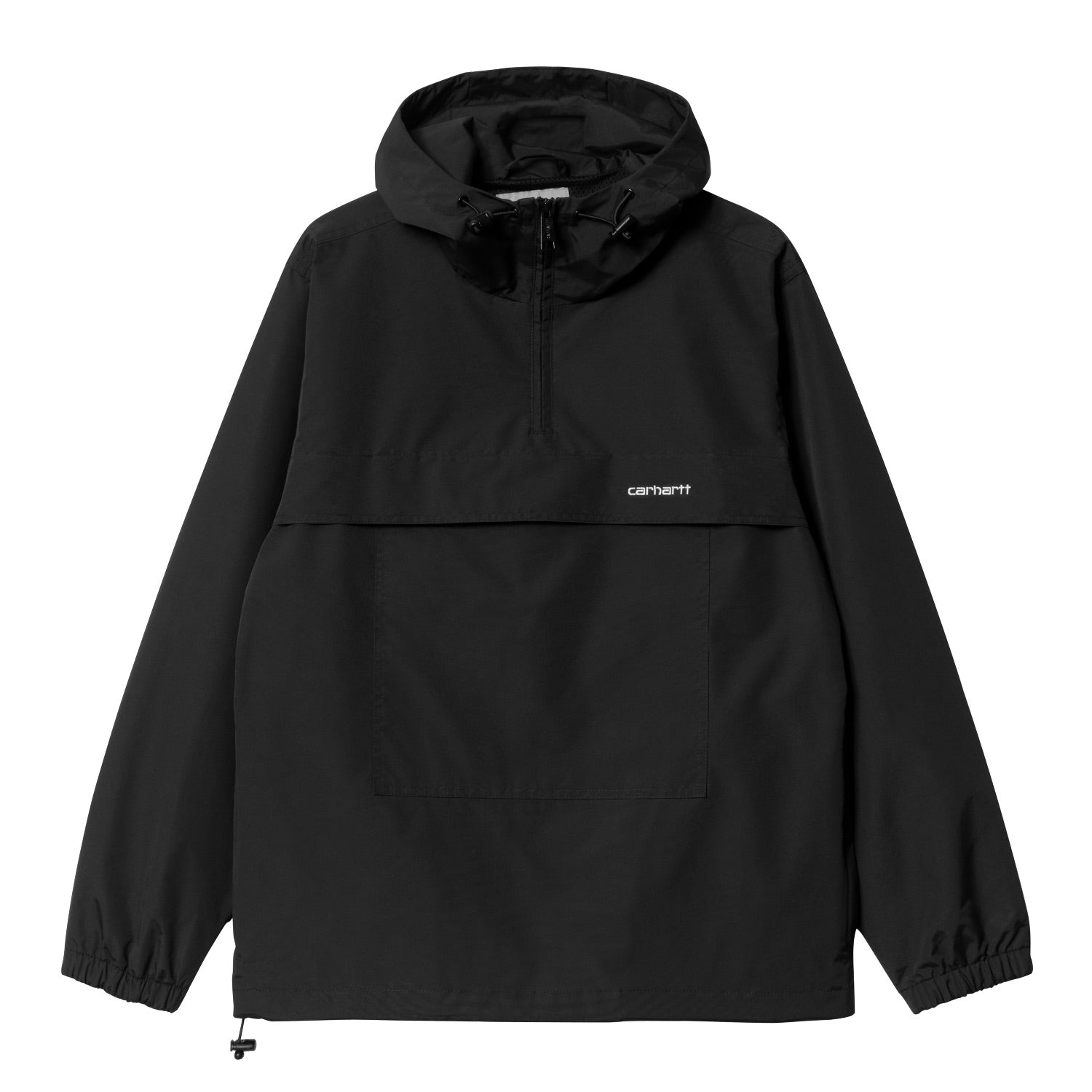 Windbreaker Pullover - Black / White