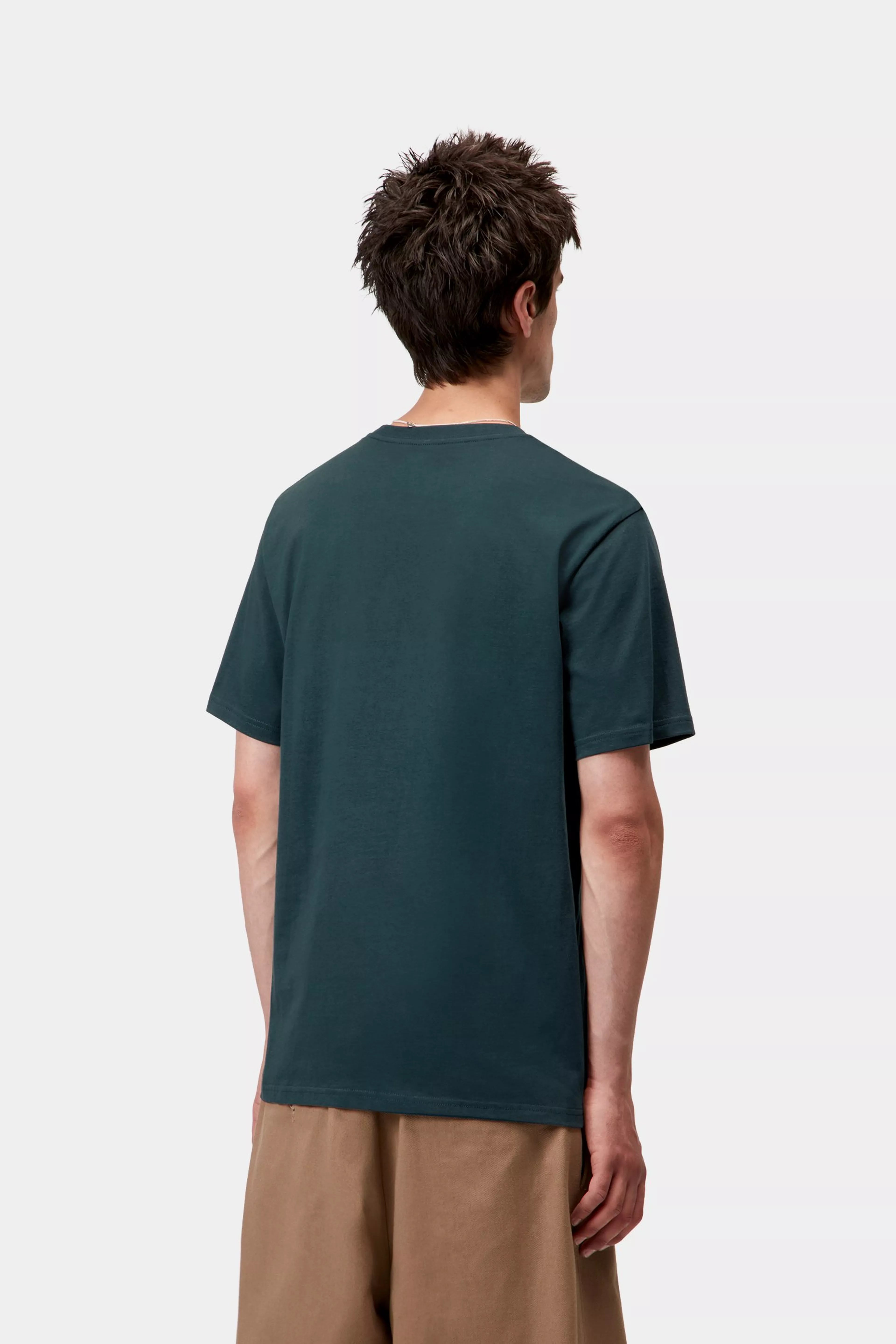 S/S POCKET T-SHIRT - Deep Lagoon