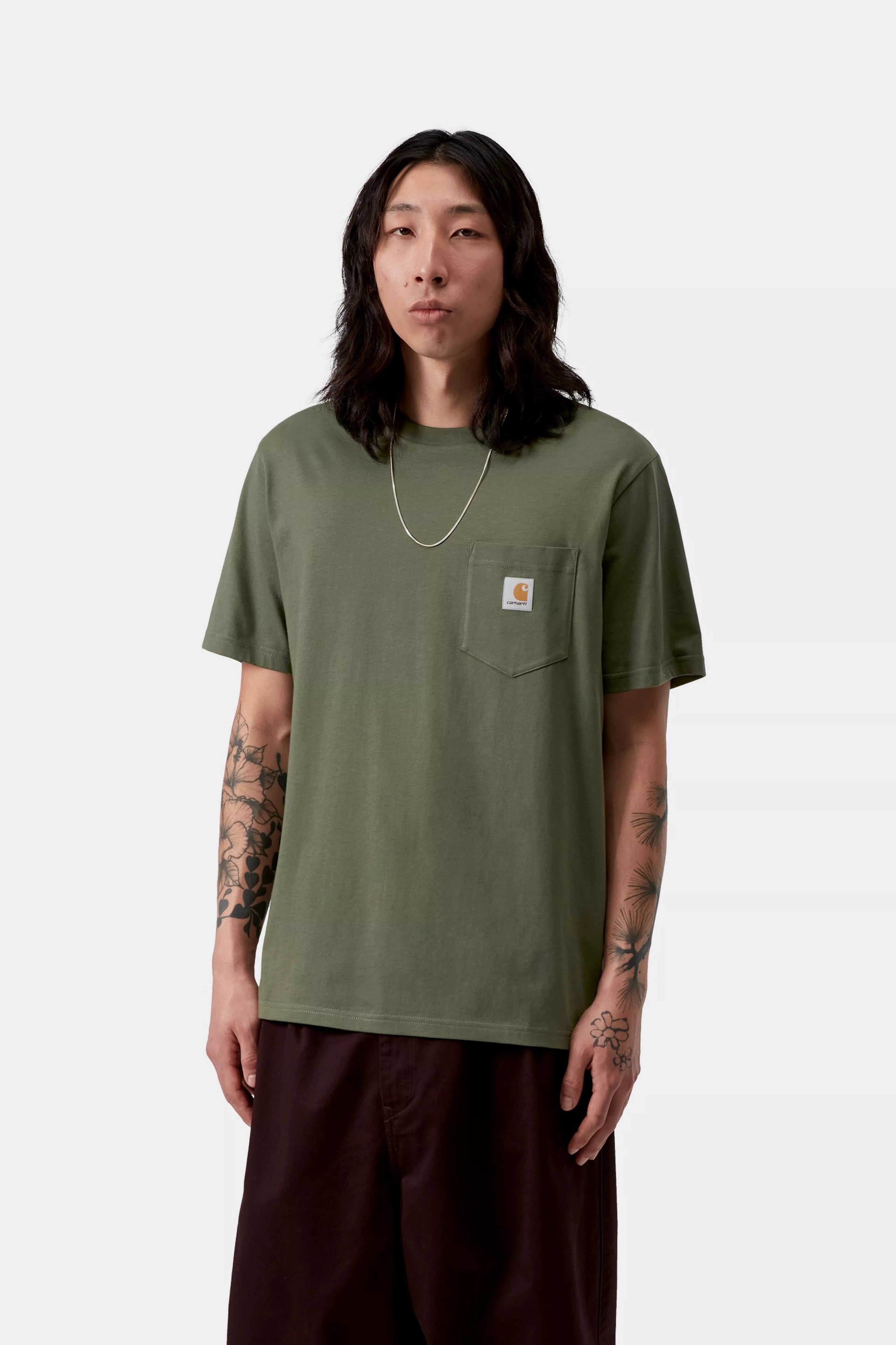 S/S Pocket T-Shirt - Leaf