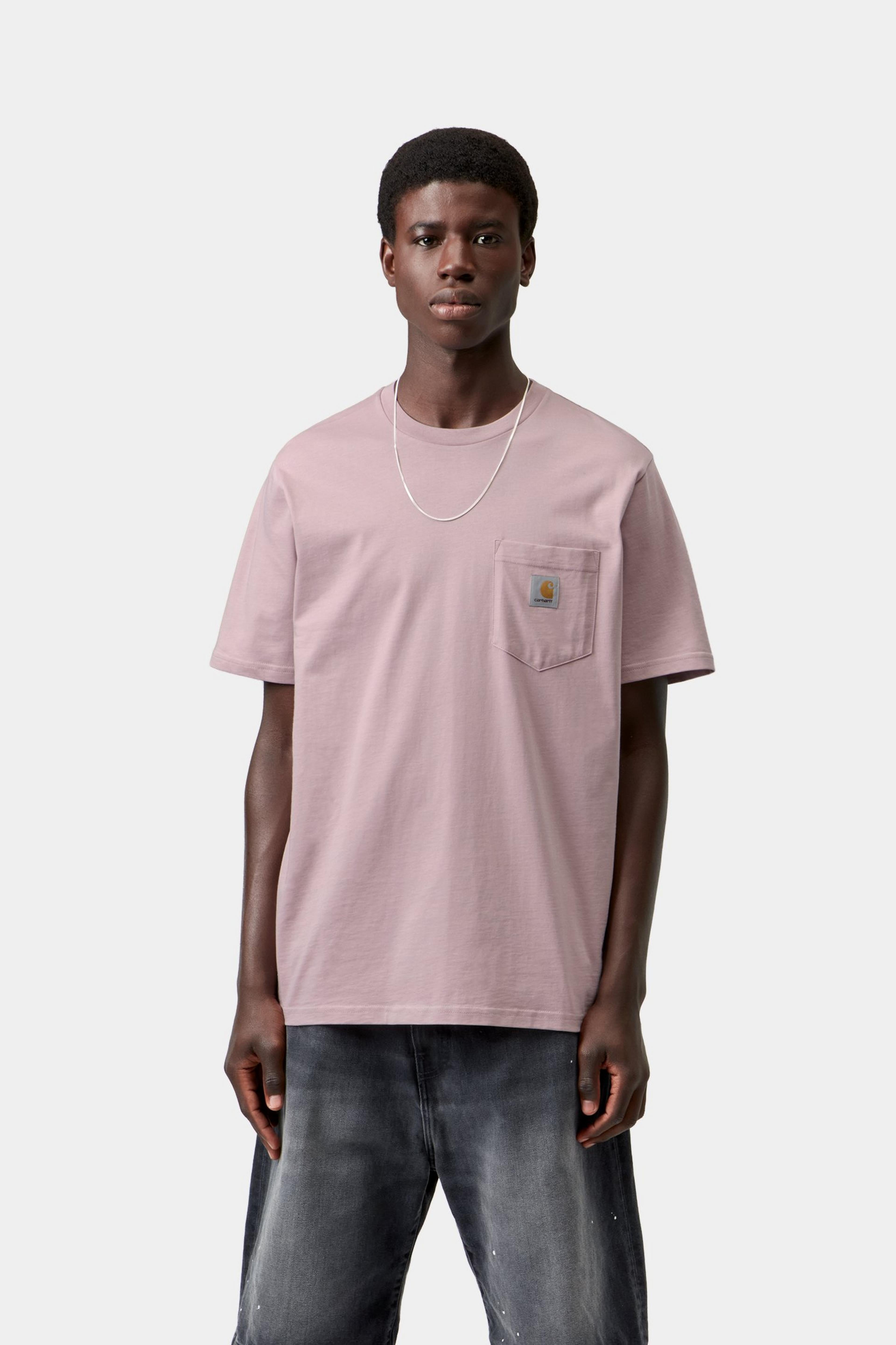 S/S Pocket T-Shirt - Hortensia
