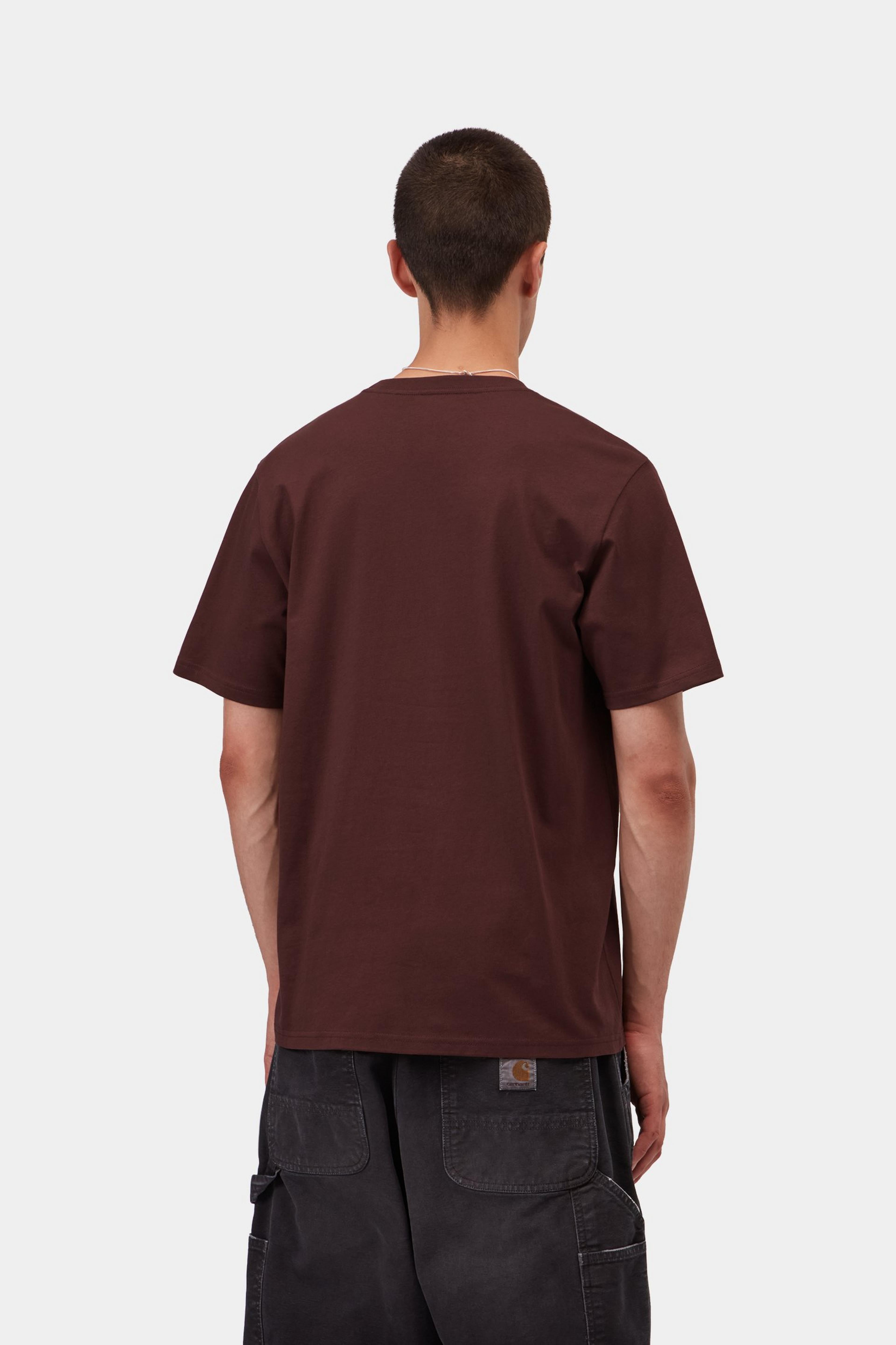 S/S Pocket T-Shirt - Amarone