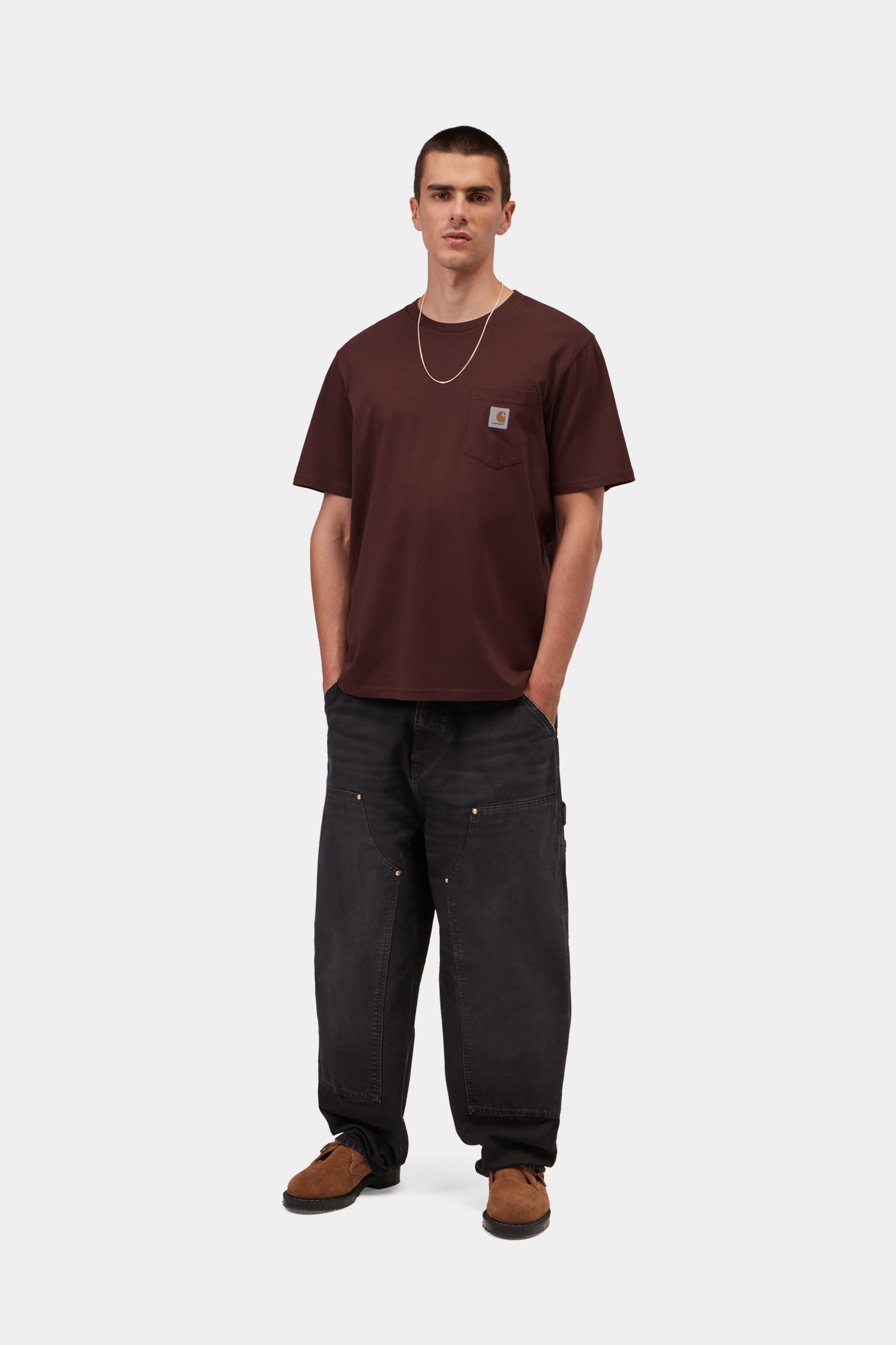 S/S Pocket T-Shirt - Amarone
