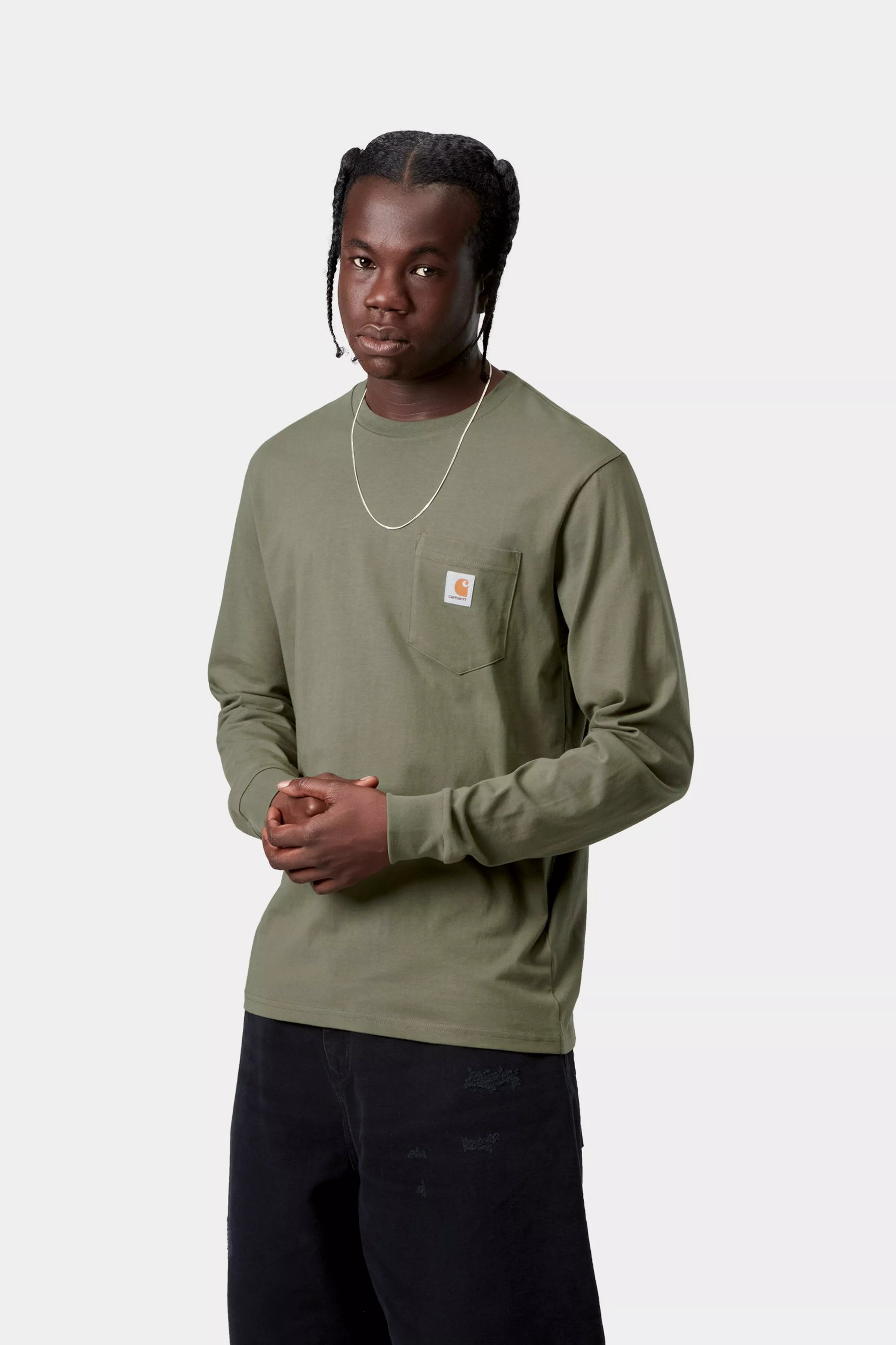 L/S Pocket T-Shirt - Leaf