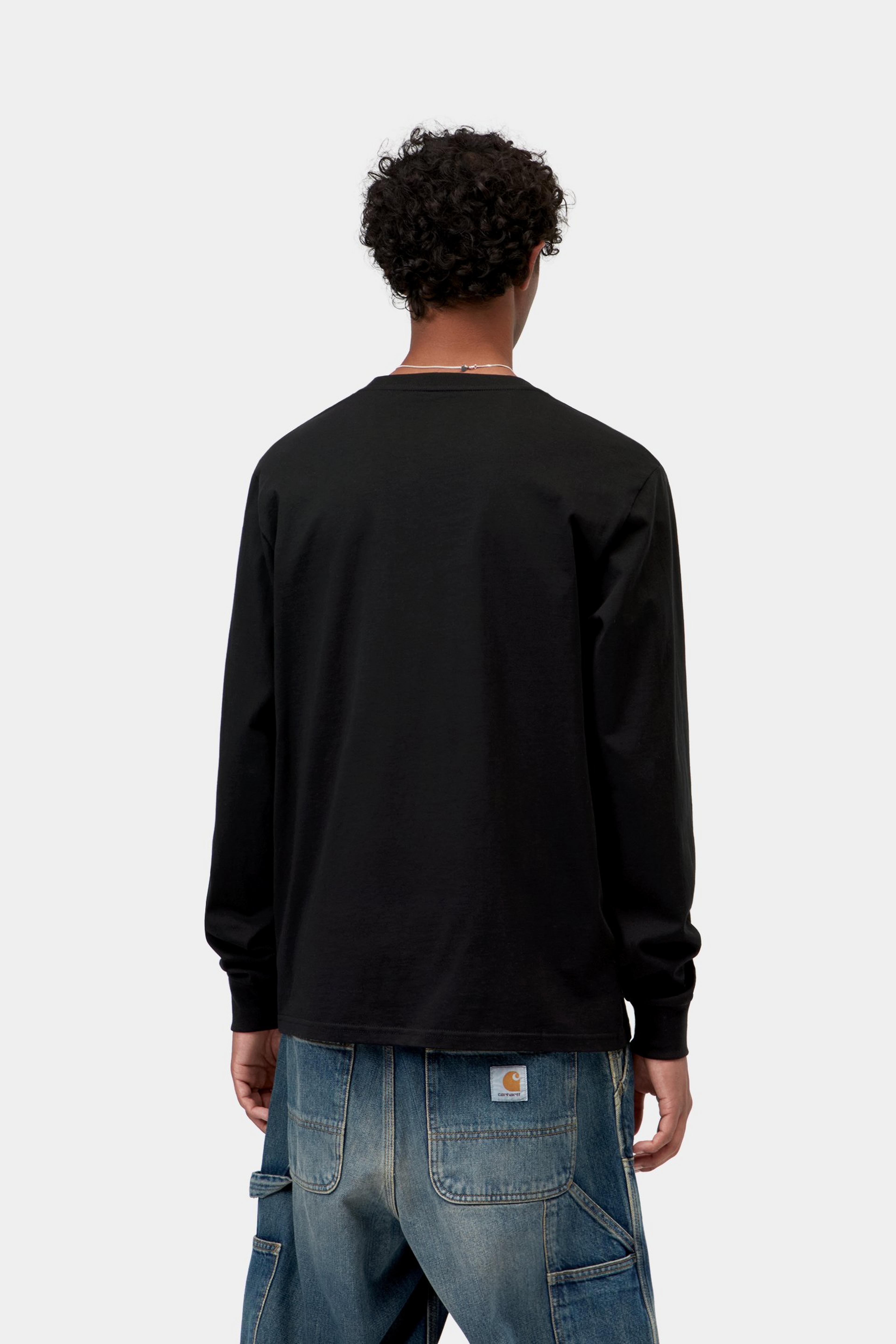 L/S Pocket T-Shirt - Black